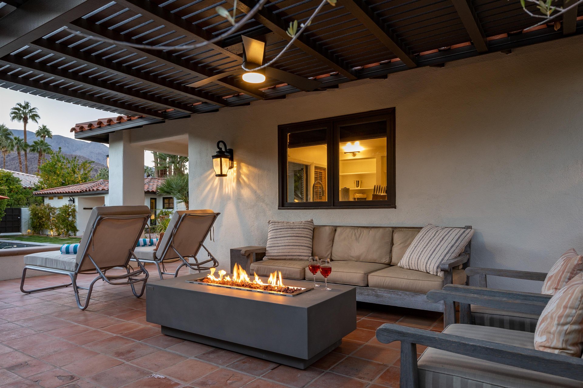 Relax around the fire