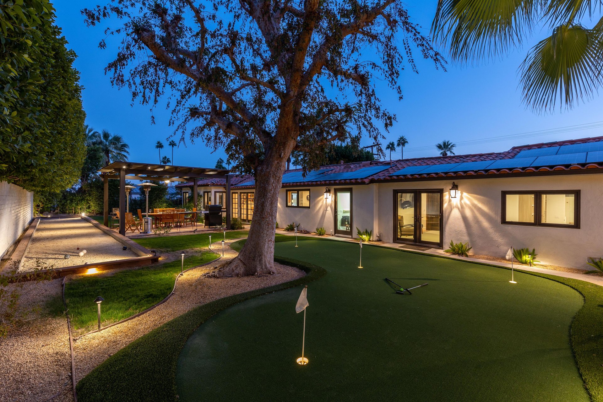 Play an evening game of putt putt golf
