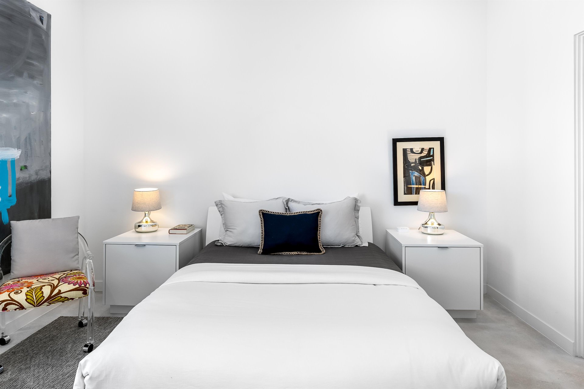 Elegant guest bedroom