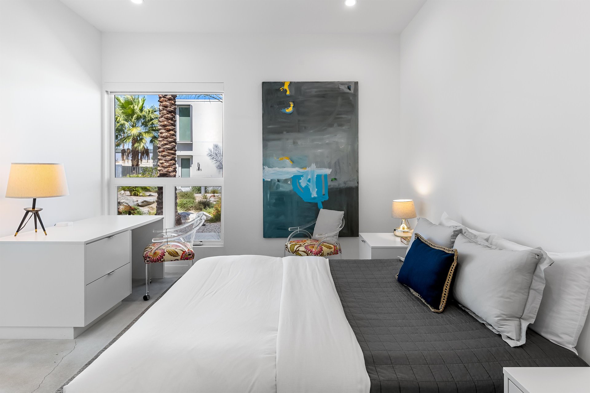 Comfortable guest bedroom