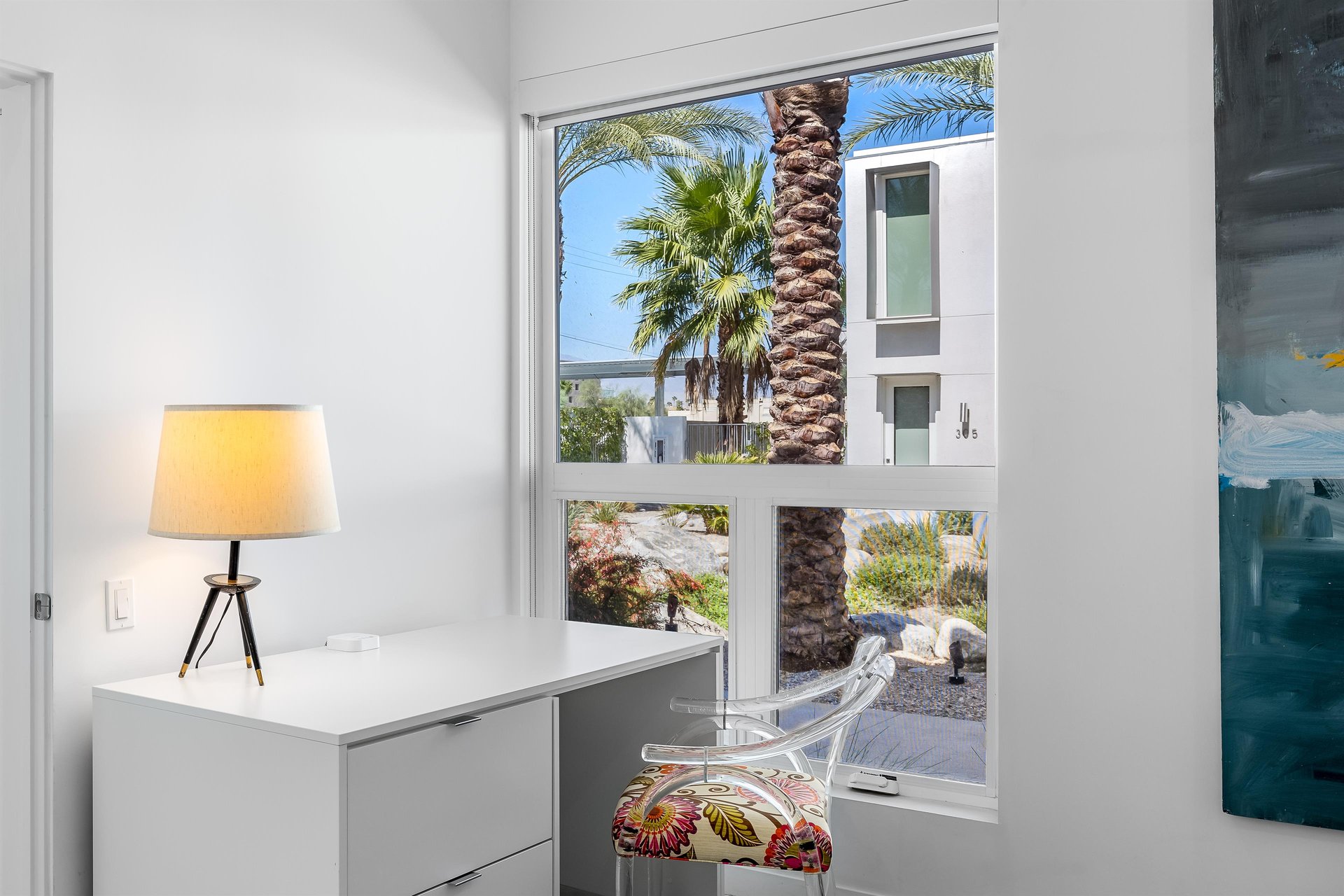 Space to work from home with a lovely view