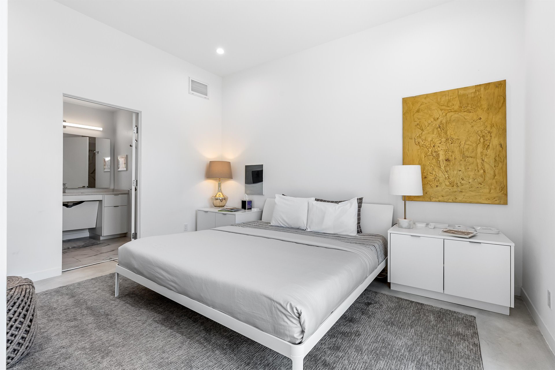 Restful guest bedroom