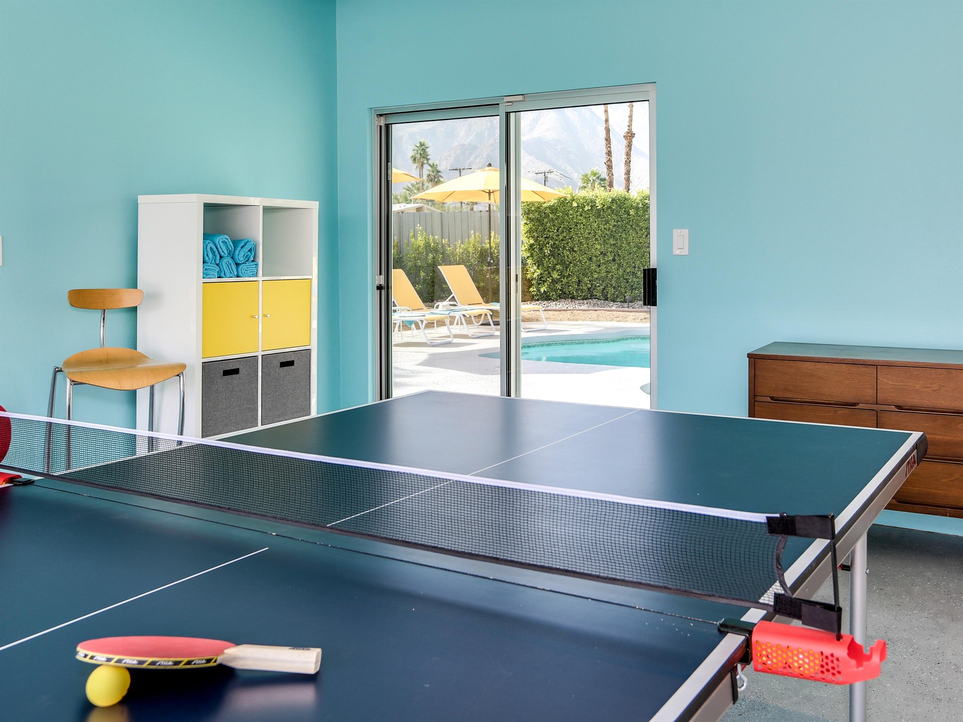Play a game of ping pong