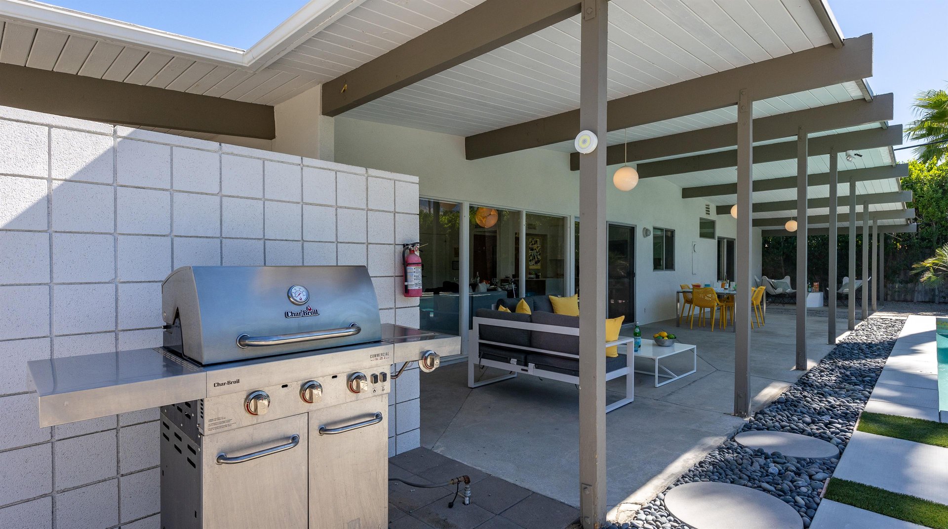 Time to grill on the BBQ grill