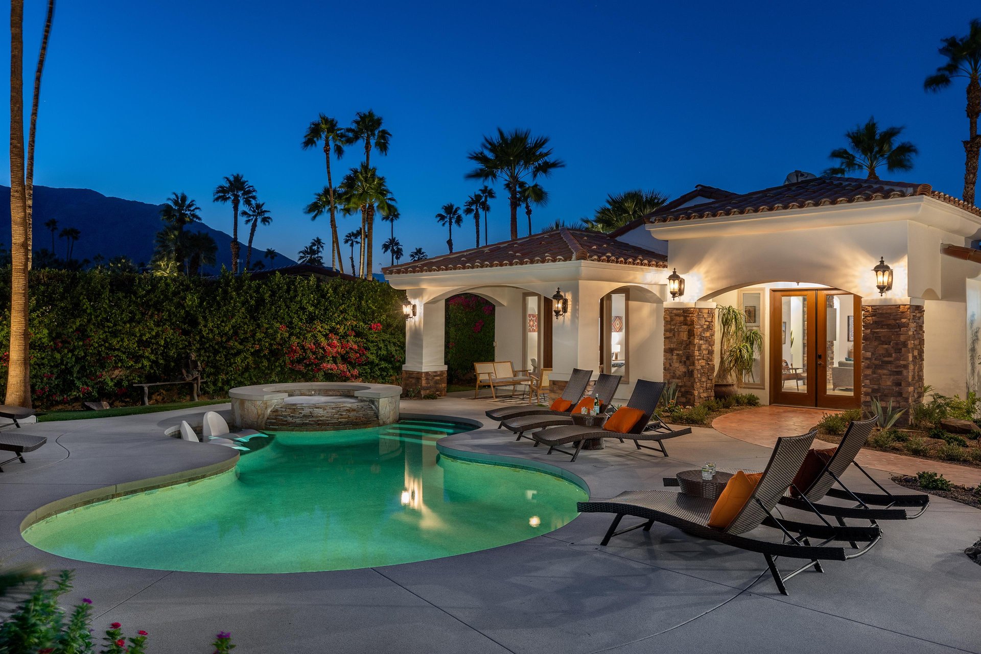 Spend your evenings by the pool