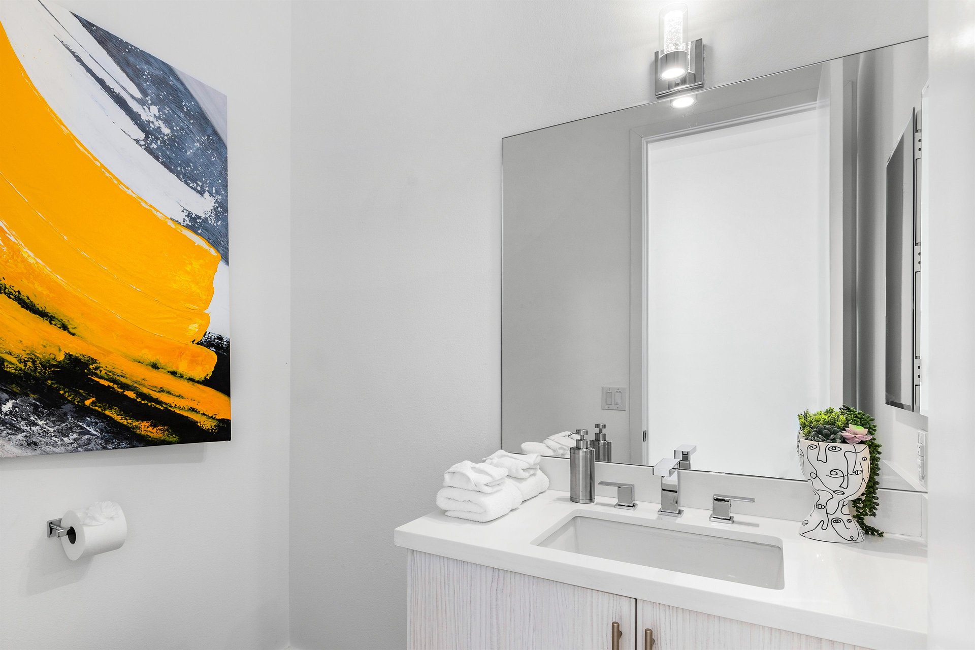 Lovely guest bathroom