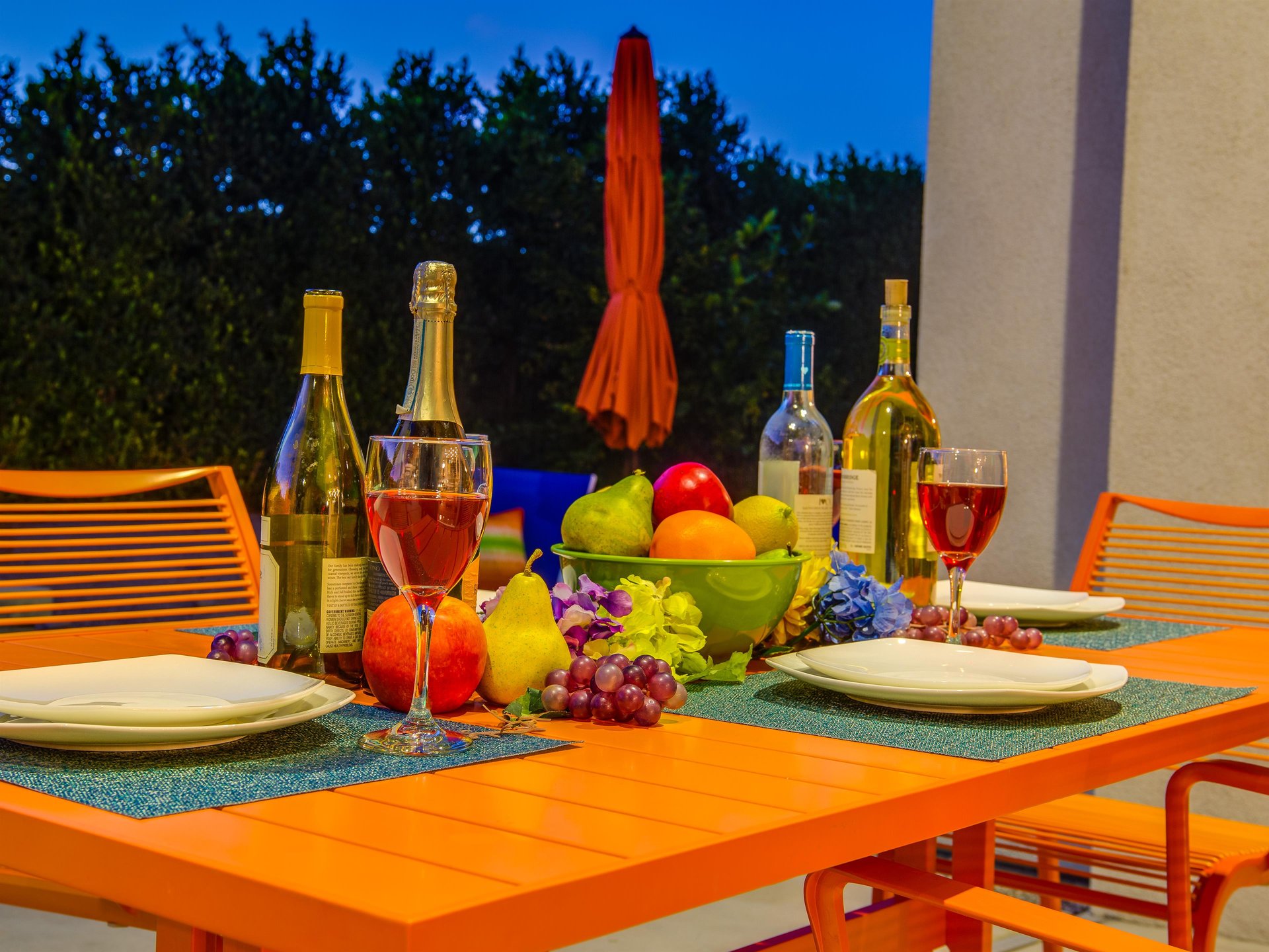 Dining under the skies  Palm Springs