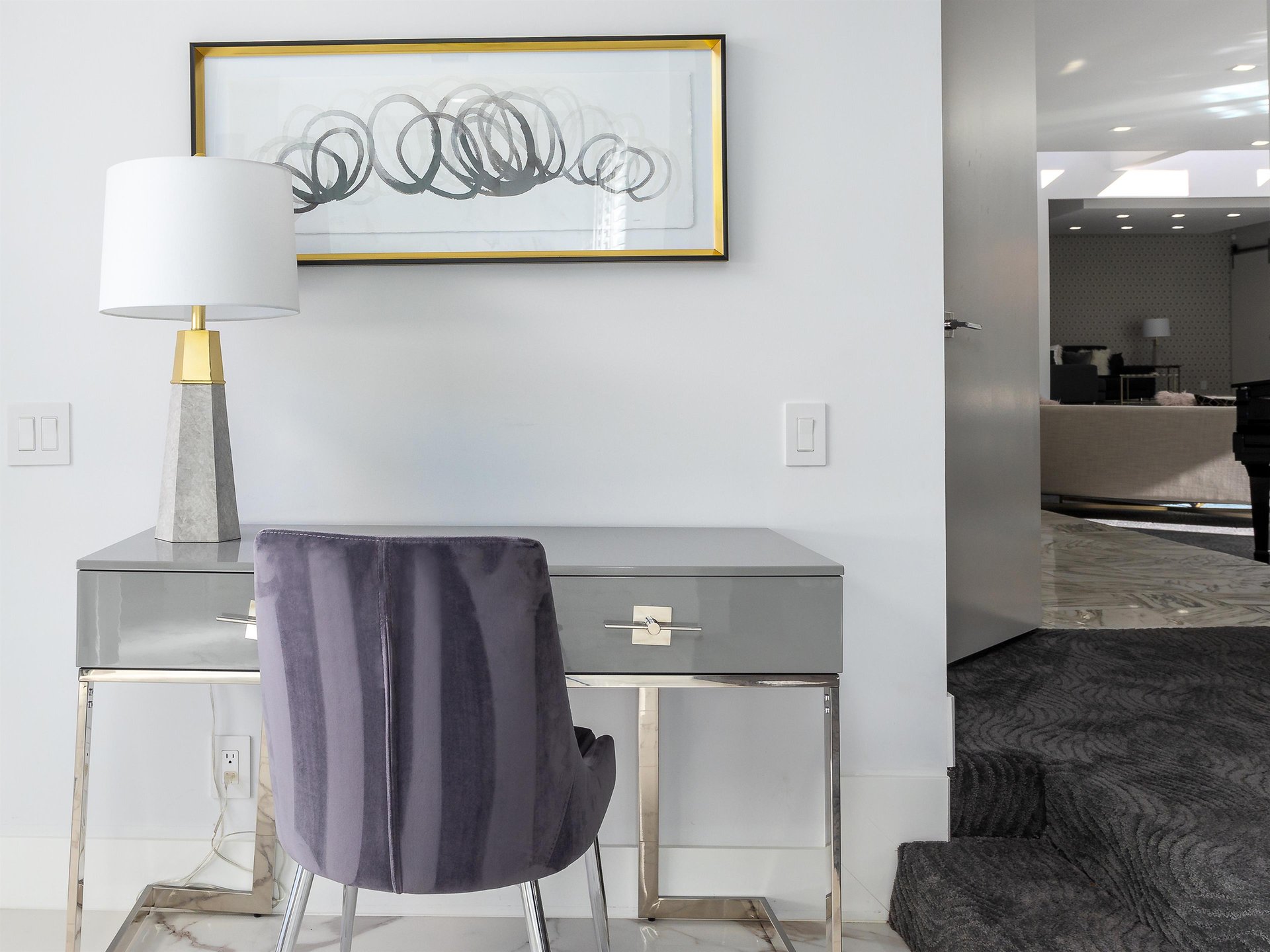 Equipped with hispeed wifi  space to work or study