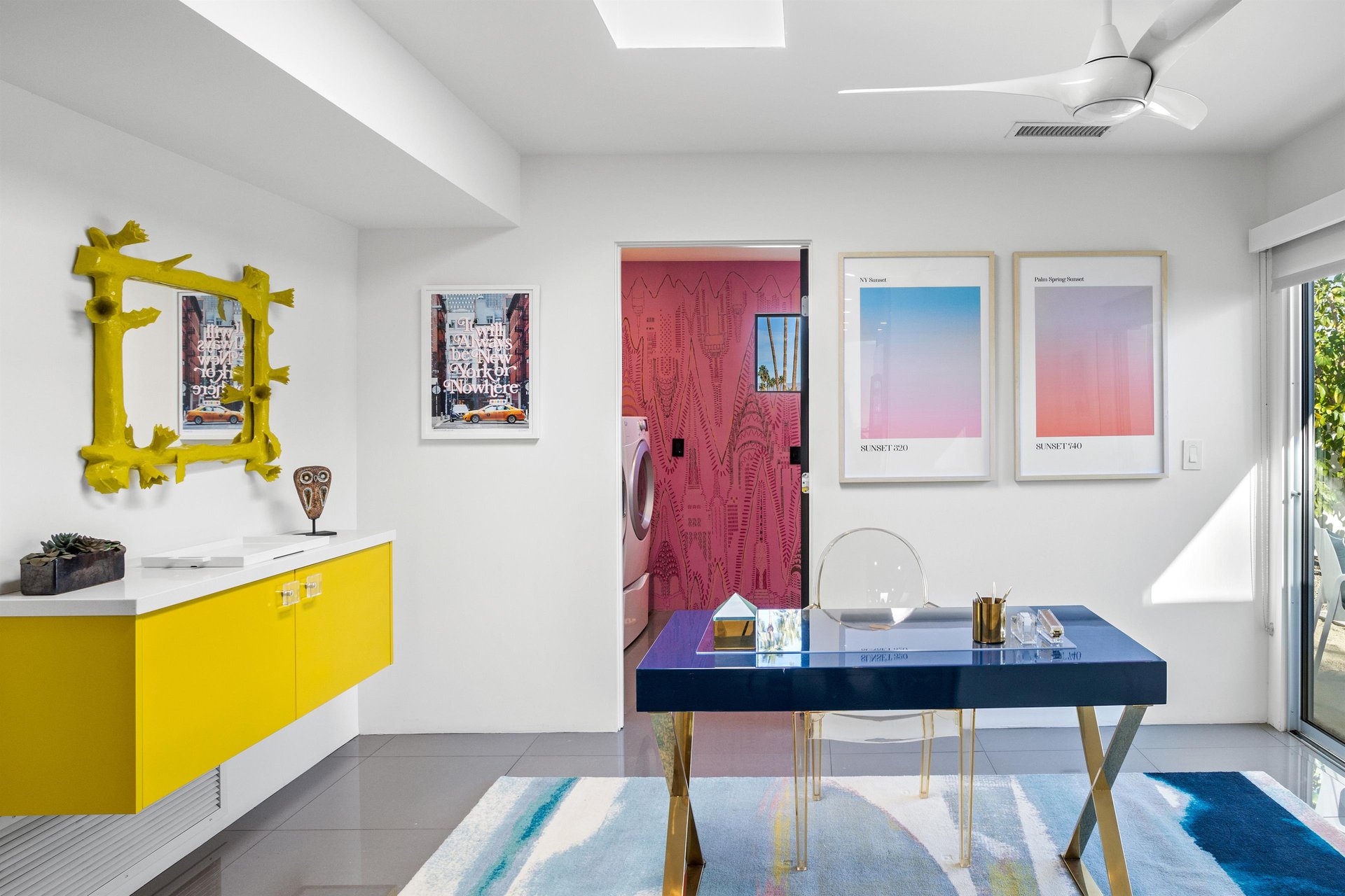 Highspeed internet and space to do some remote work