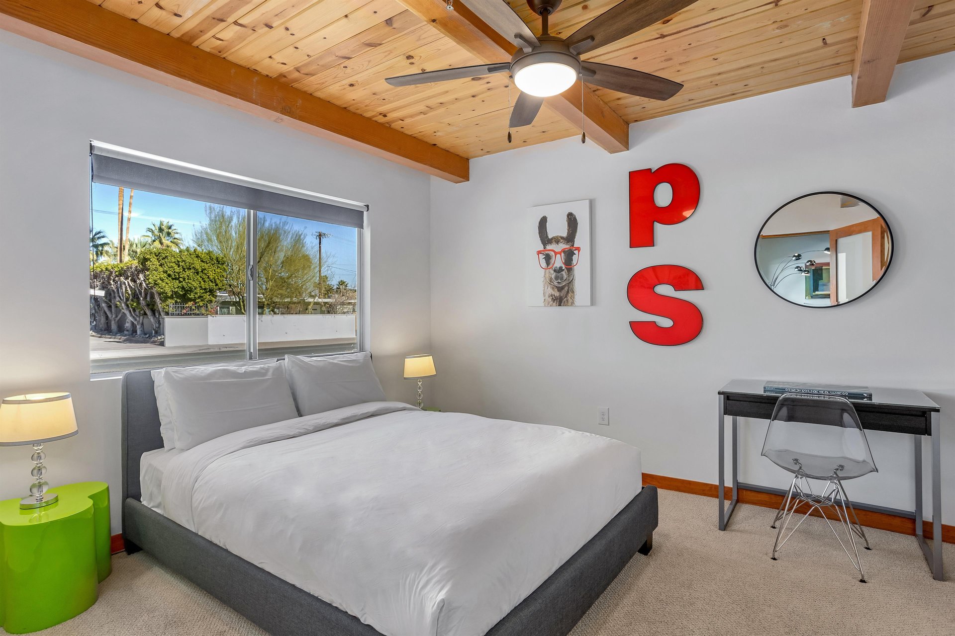 Beautifully decorated bedrooms