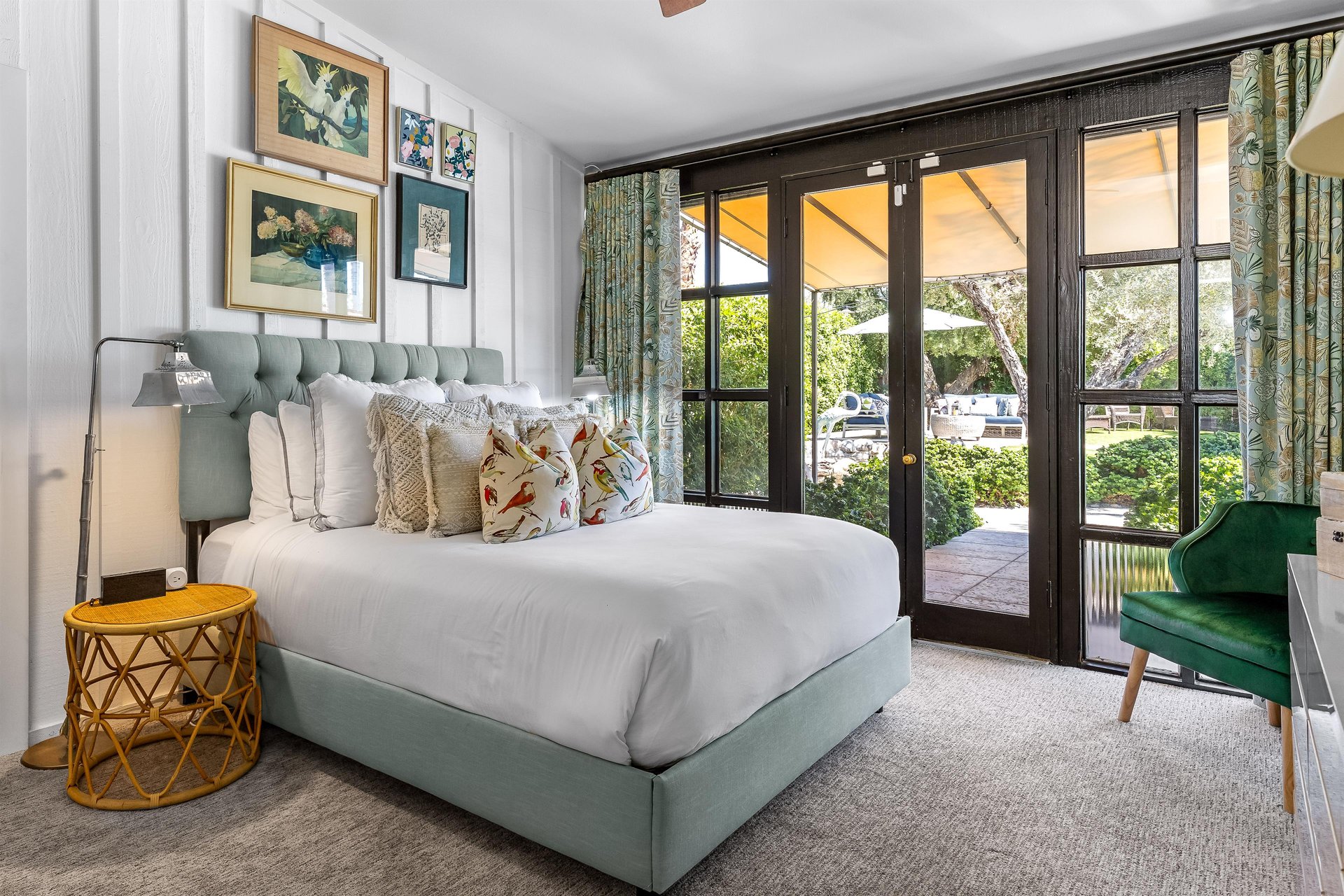 Beautiful views of the backyard