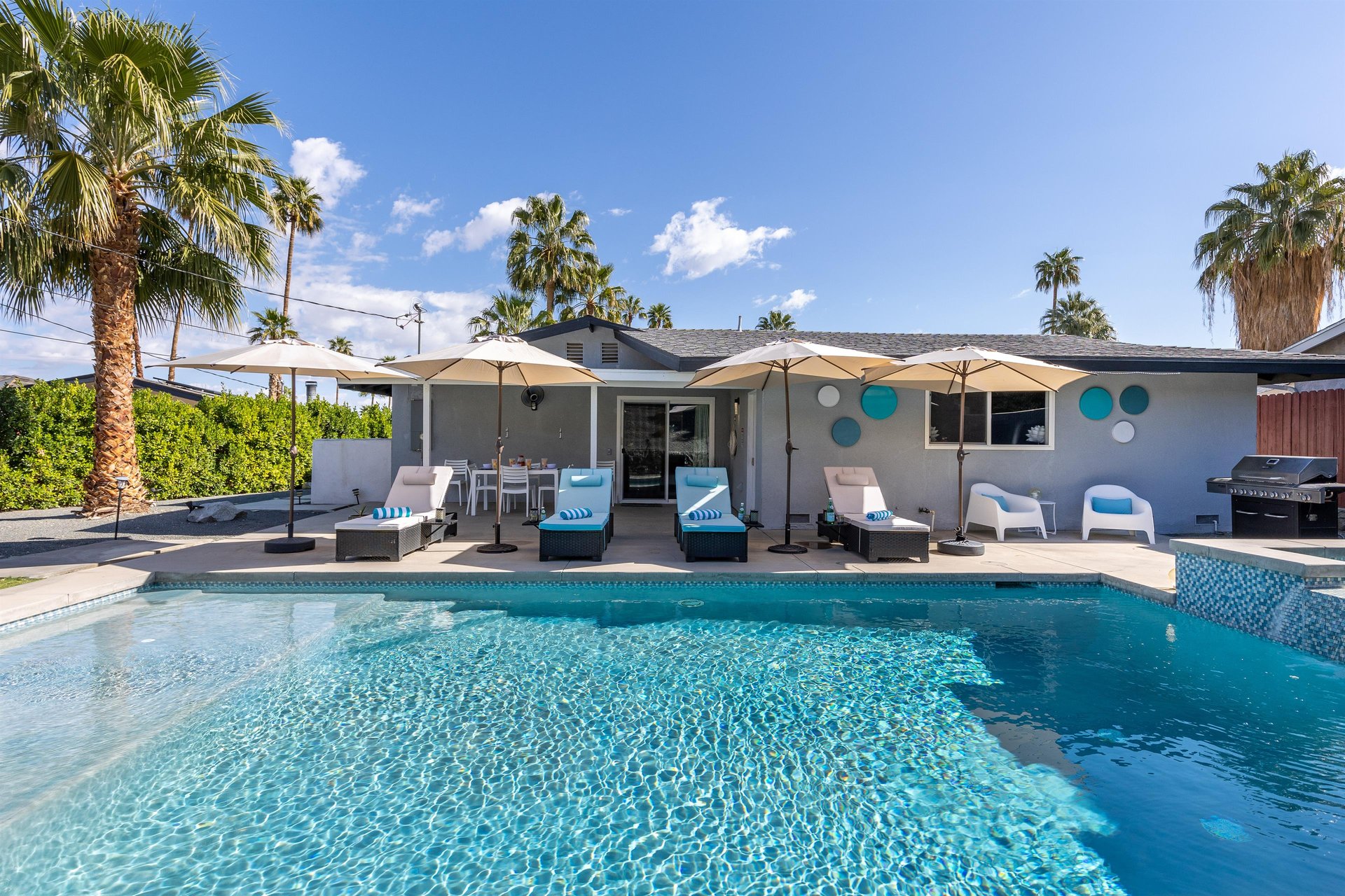 Sunny afternoons by the pool