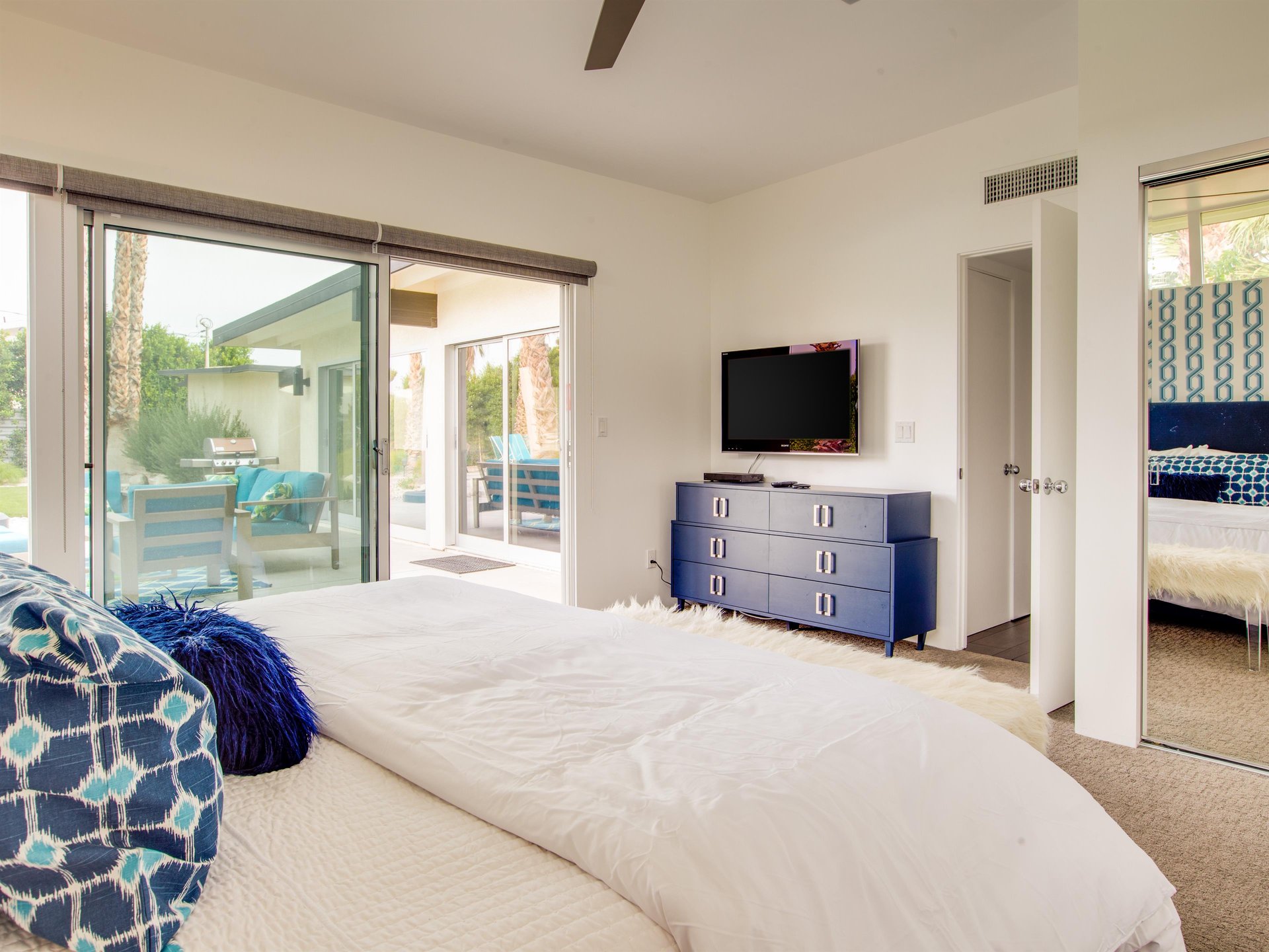 Outdoor access from your gorgeous bedroom