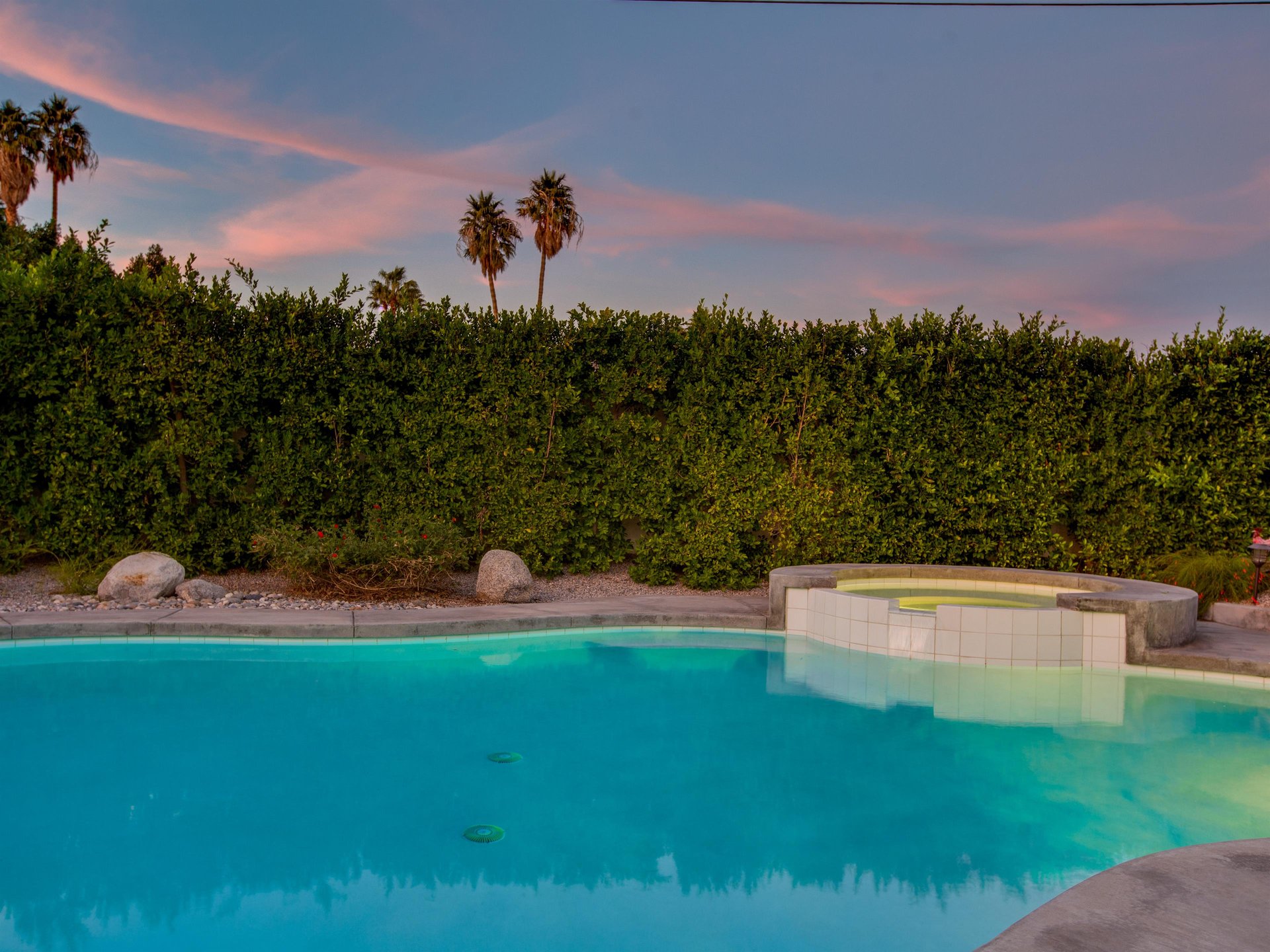 Enjoy beautiful desert sunsets