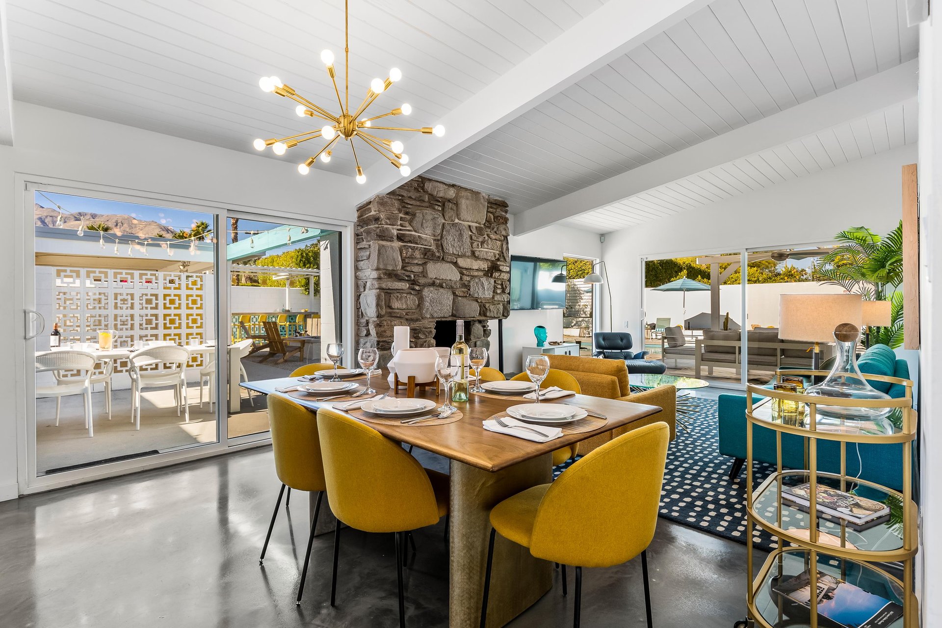 Pull up a chair at this dining table for six