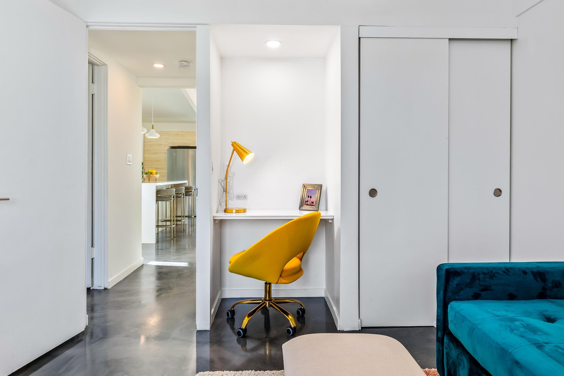 A cozy space to work from home