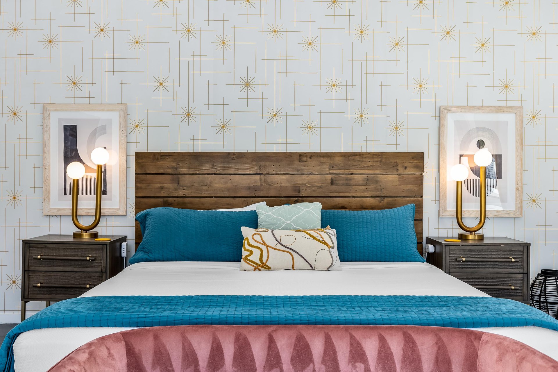 Restful guest bedroom