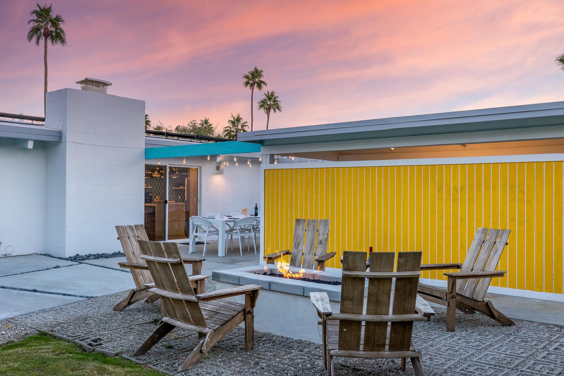 Relax around the firepit