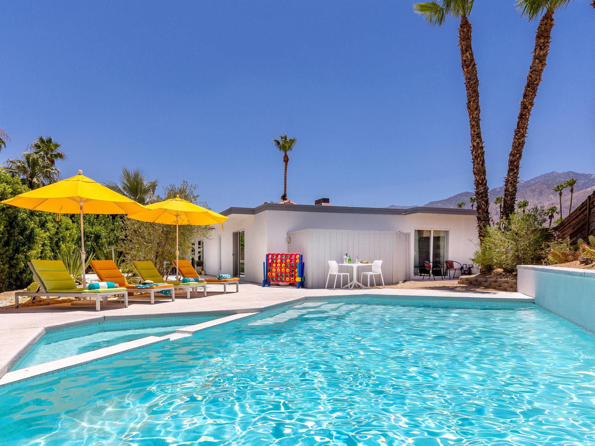 Beautiful saltwater pool and spas