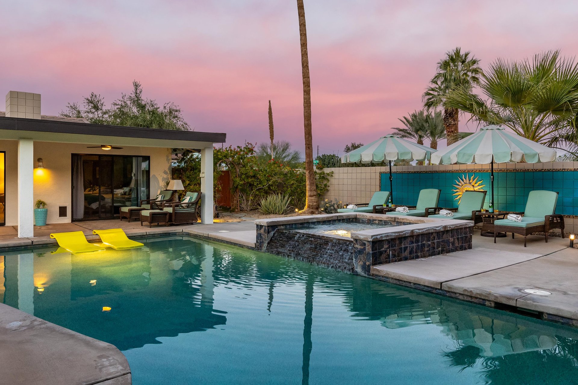 Beautiful Palm Springs sunsets