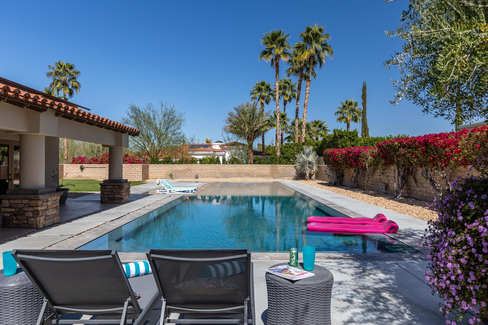 Bask in the warm sunshine