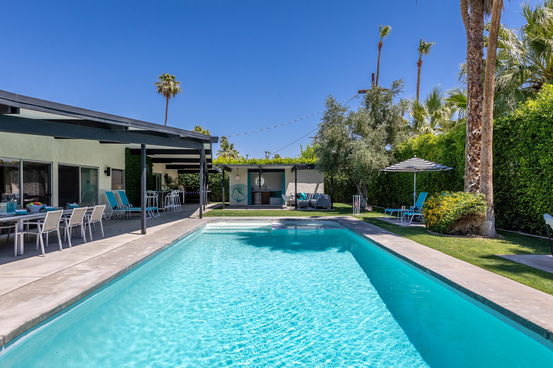 Bask in the sunwarmed waters