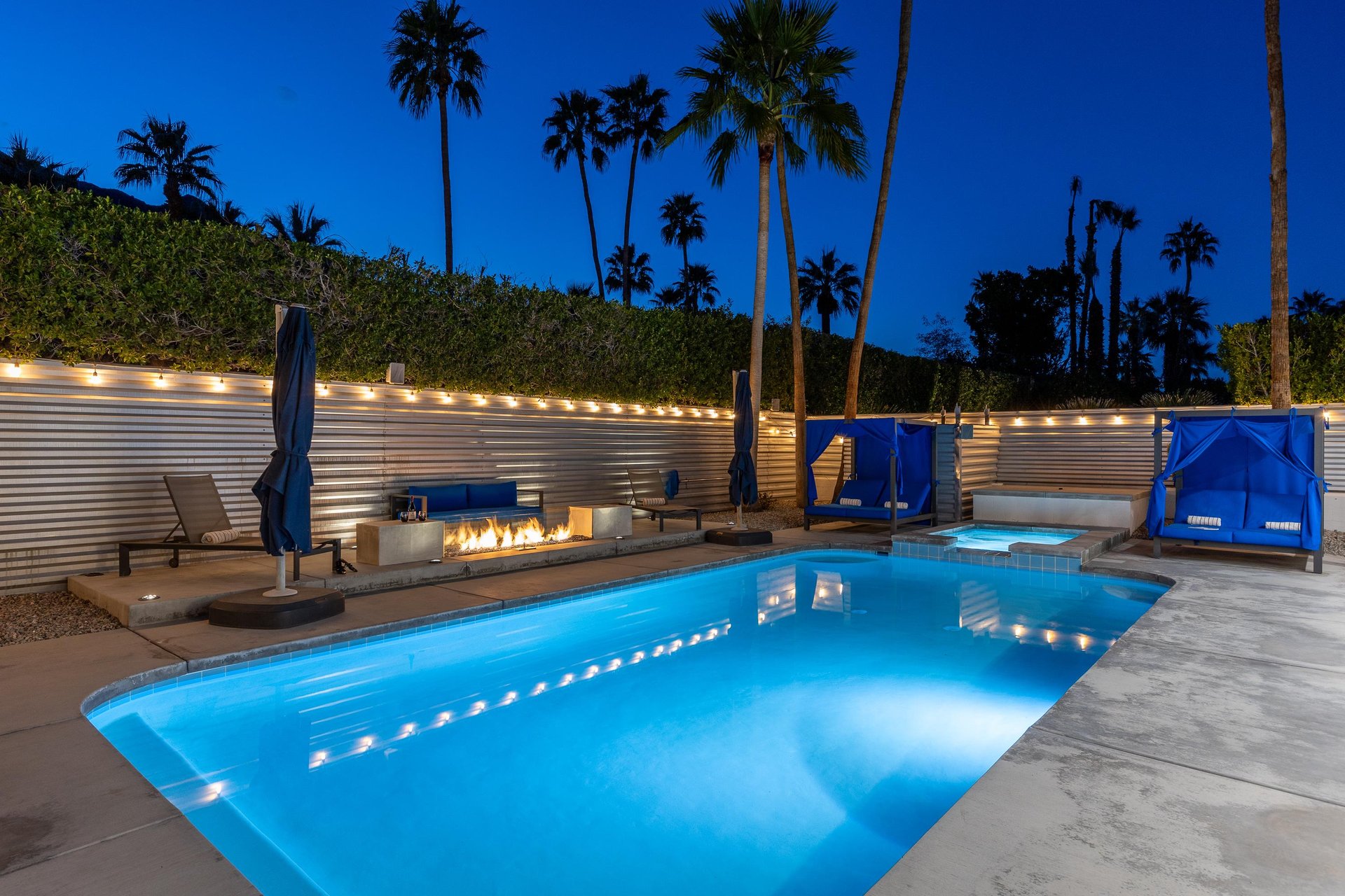 Swim under the moonlit sky