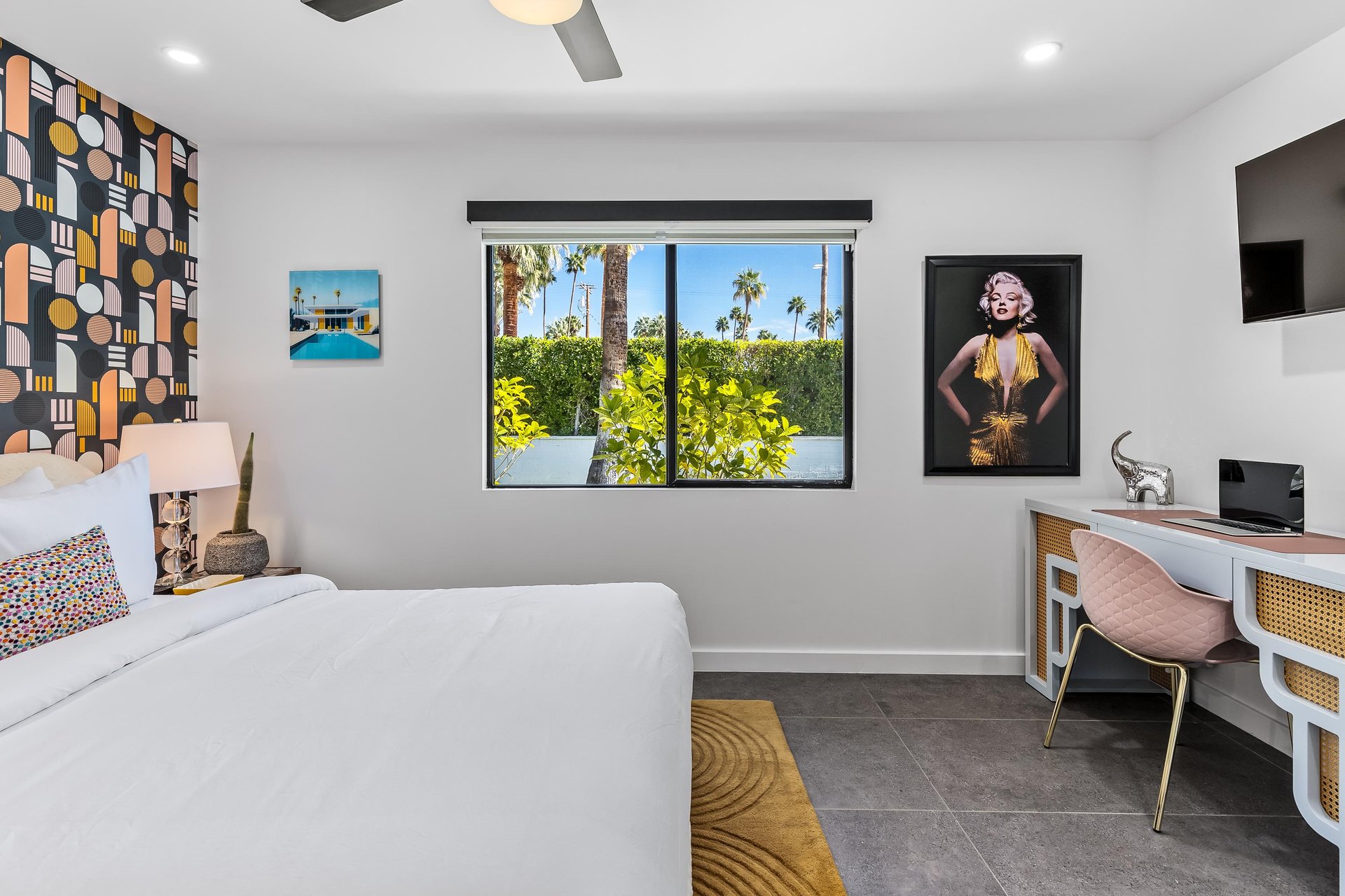 Lovely views outside this guest room