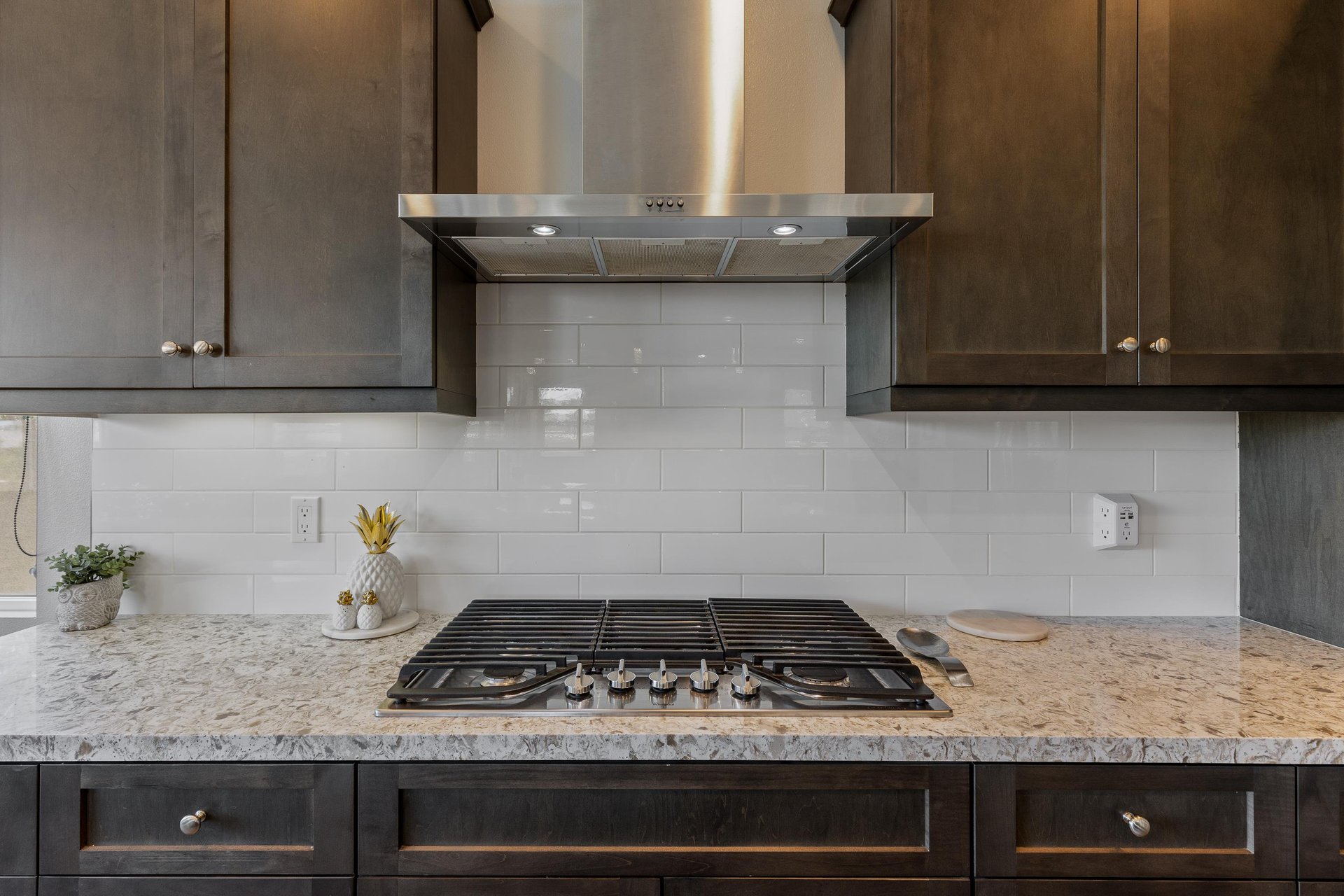 Chefs kitchen cooktop