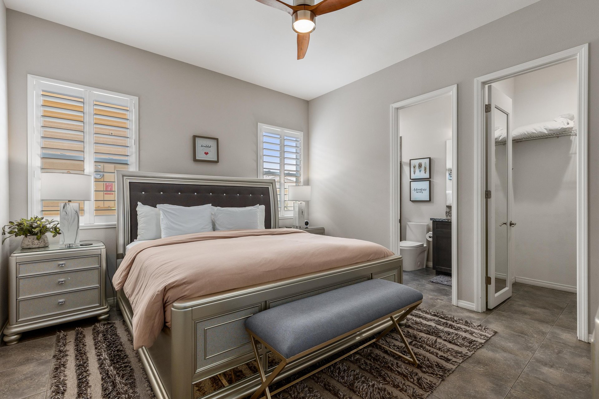 Third primary suite bedroom