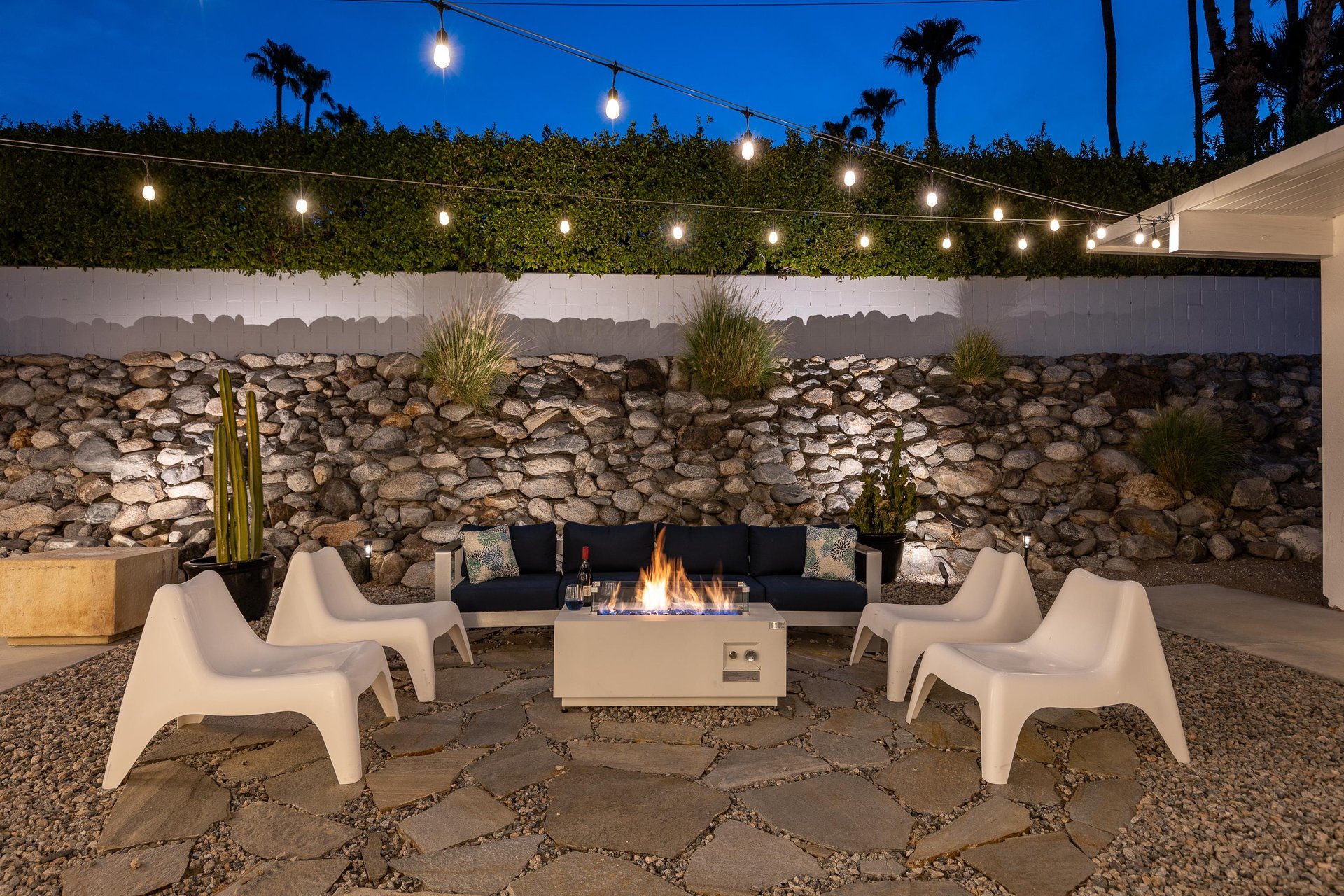 Relax around the firepit