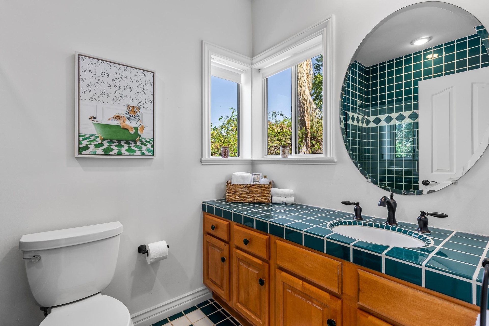 Lovely guest bathroom