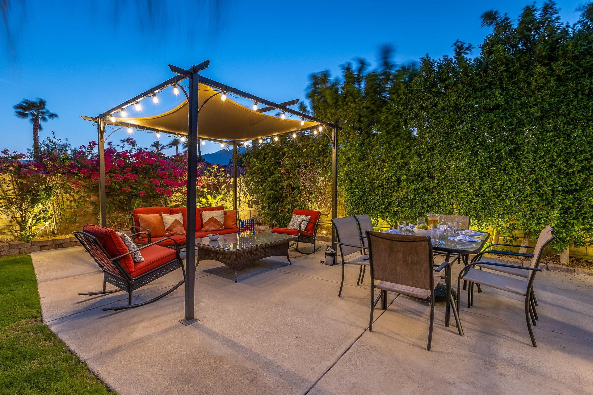 Covered outdoor patio