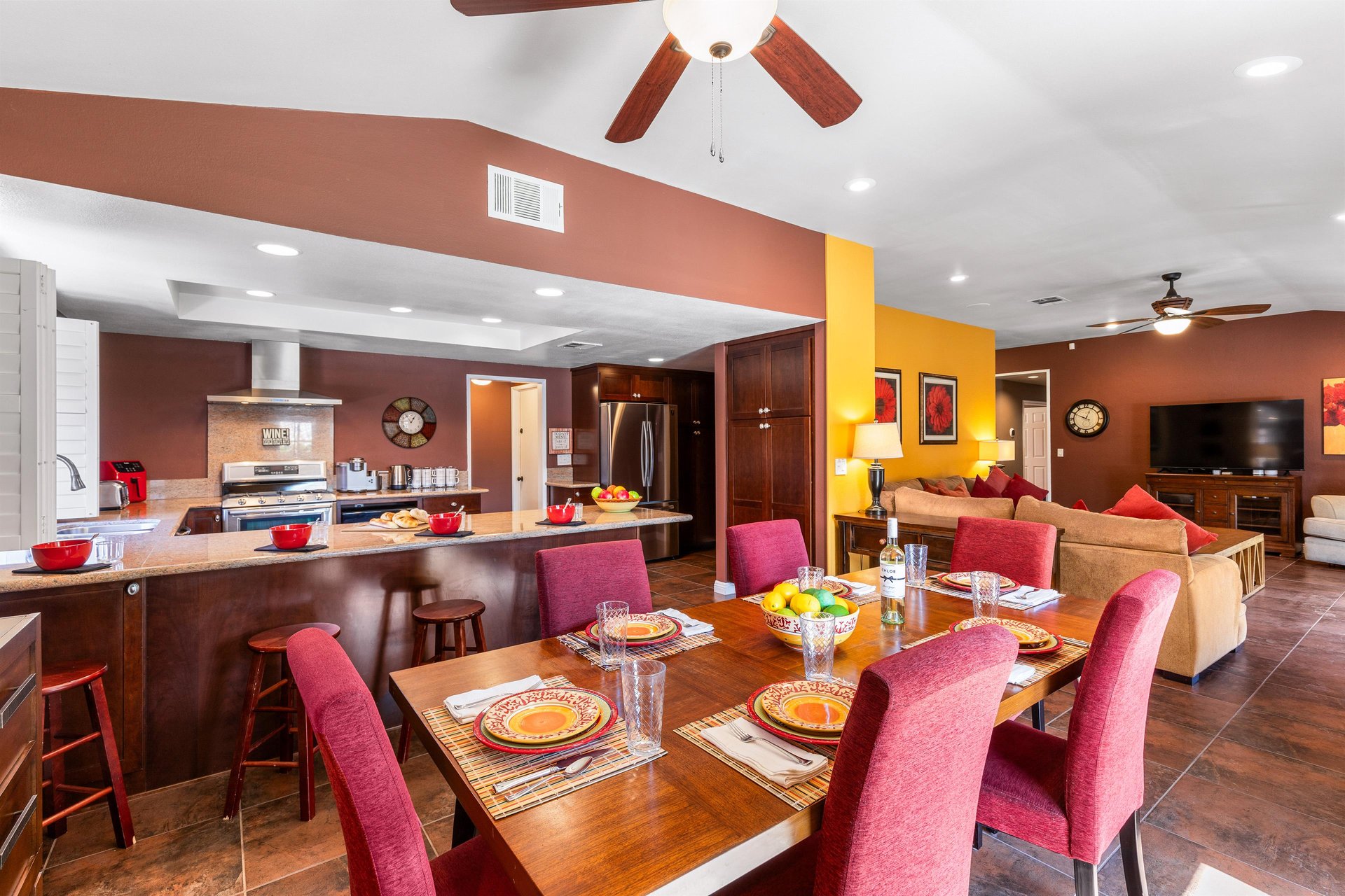 Share a meal with friends and family