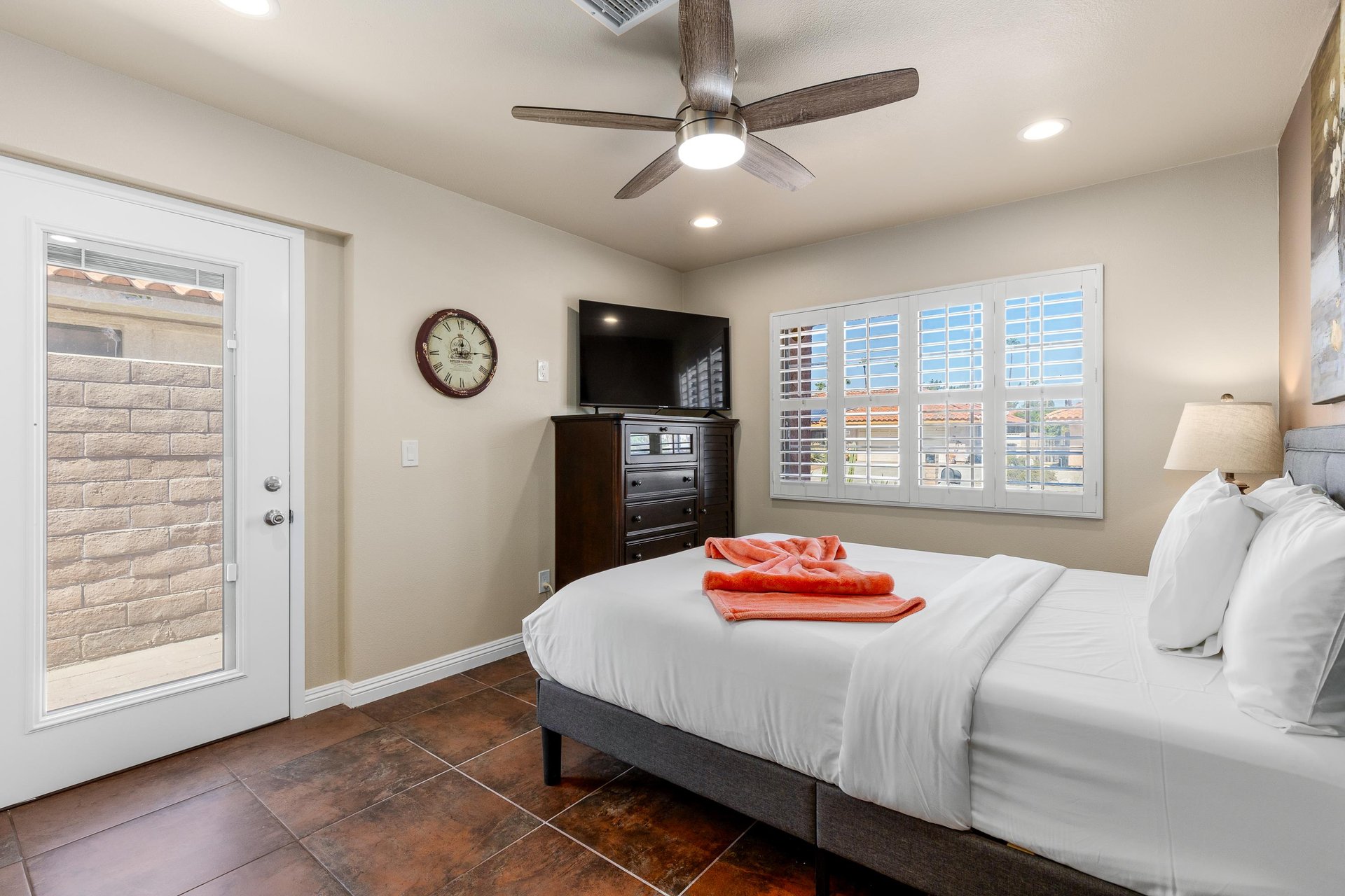 Peaceful guest bedroom