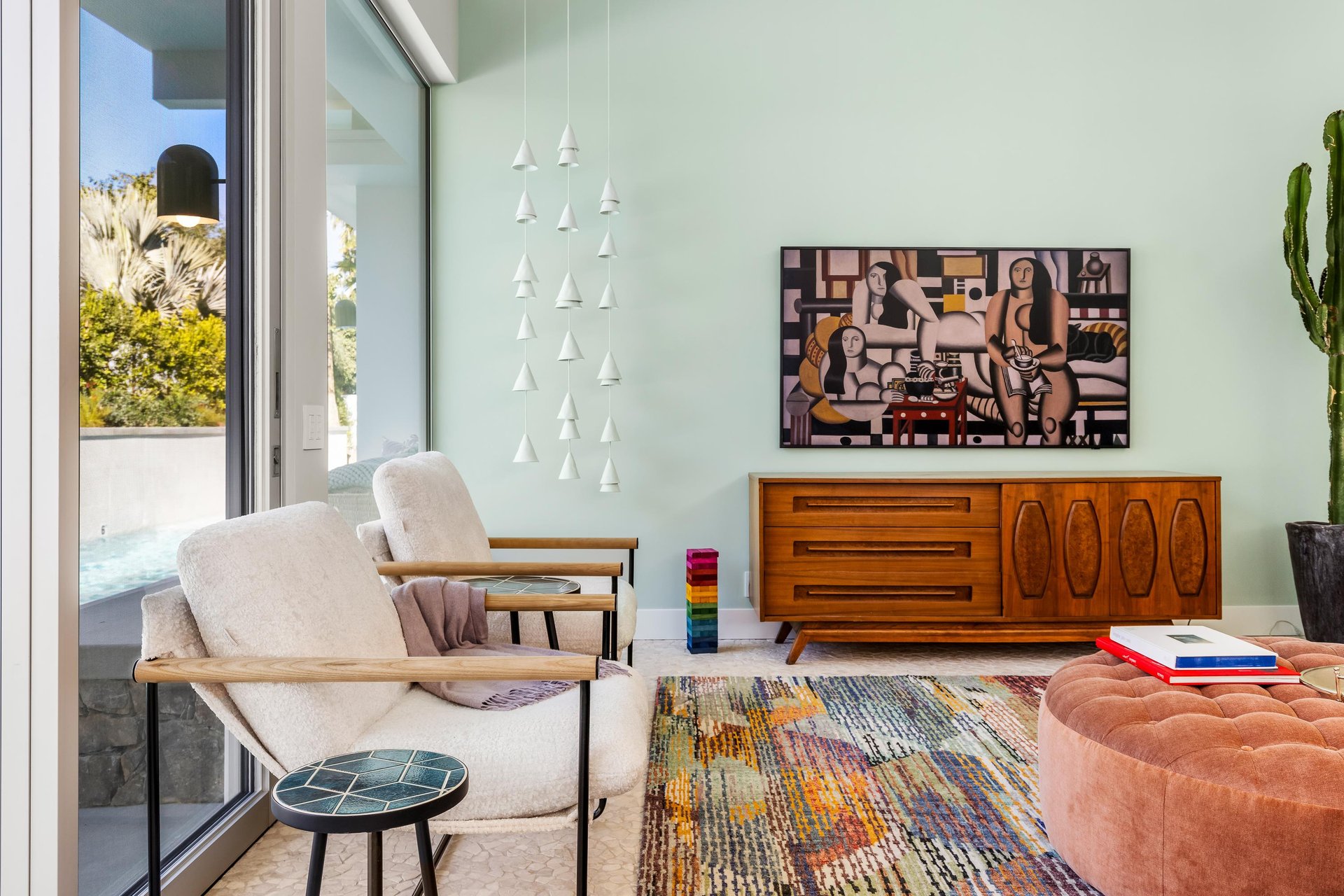 Modern flair touches throughout