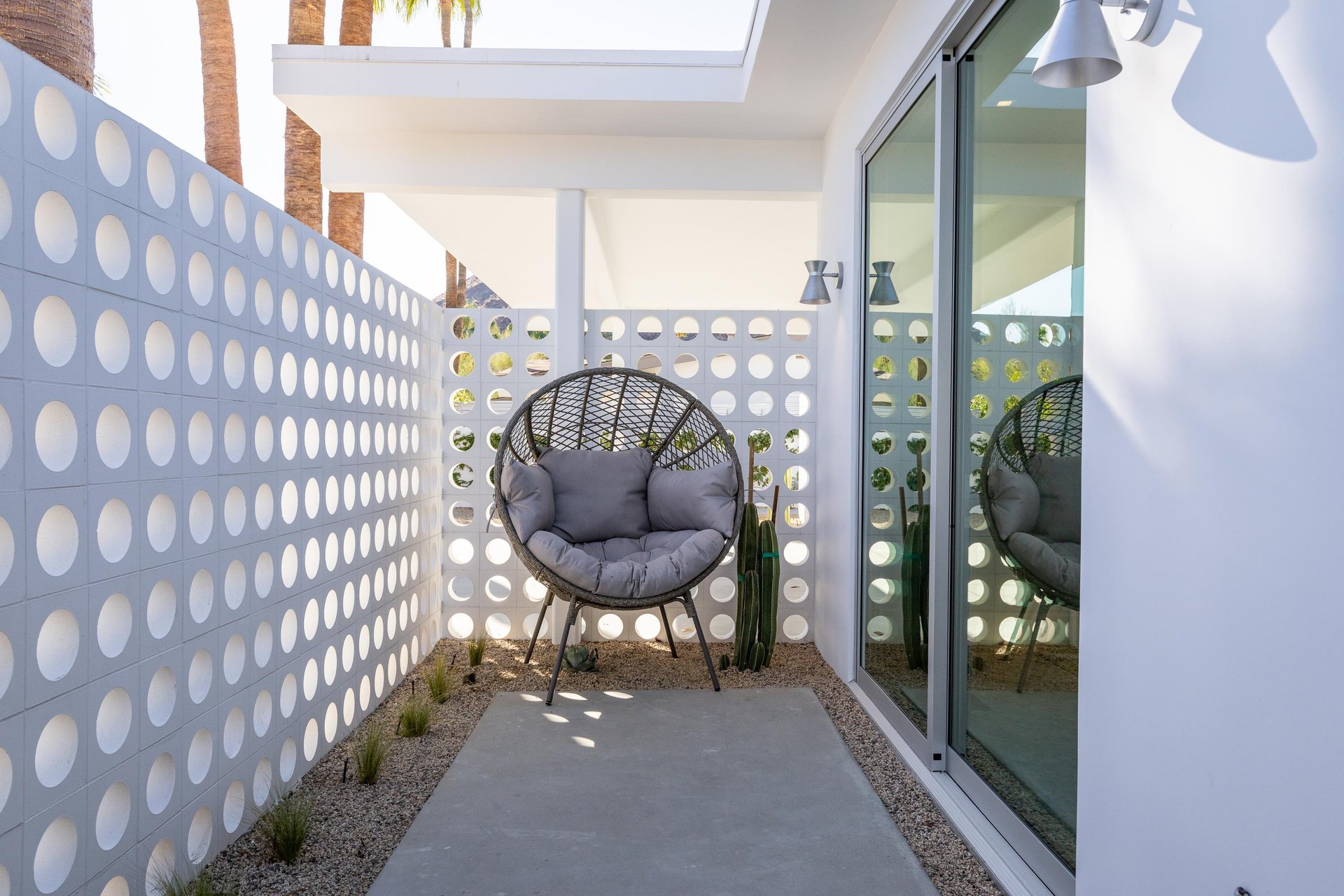 Guest Suite Outdoor Sitting Area