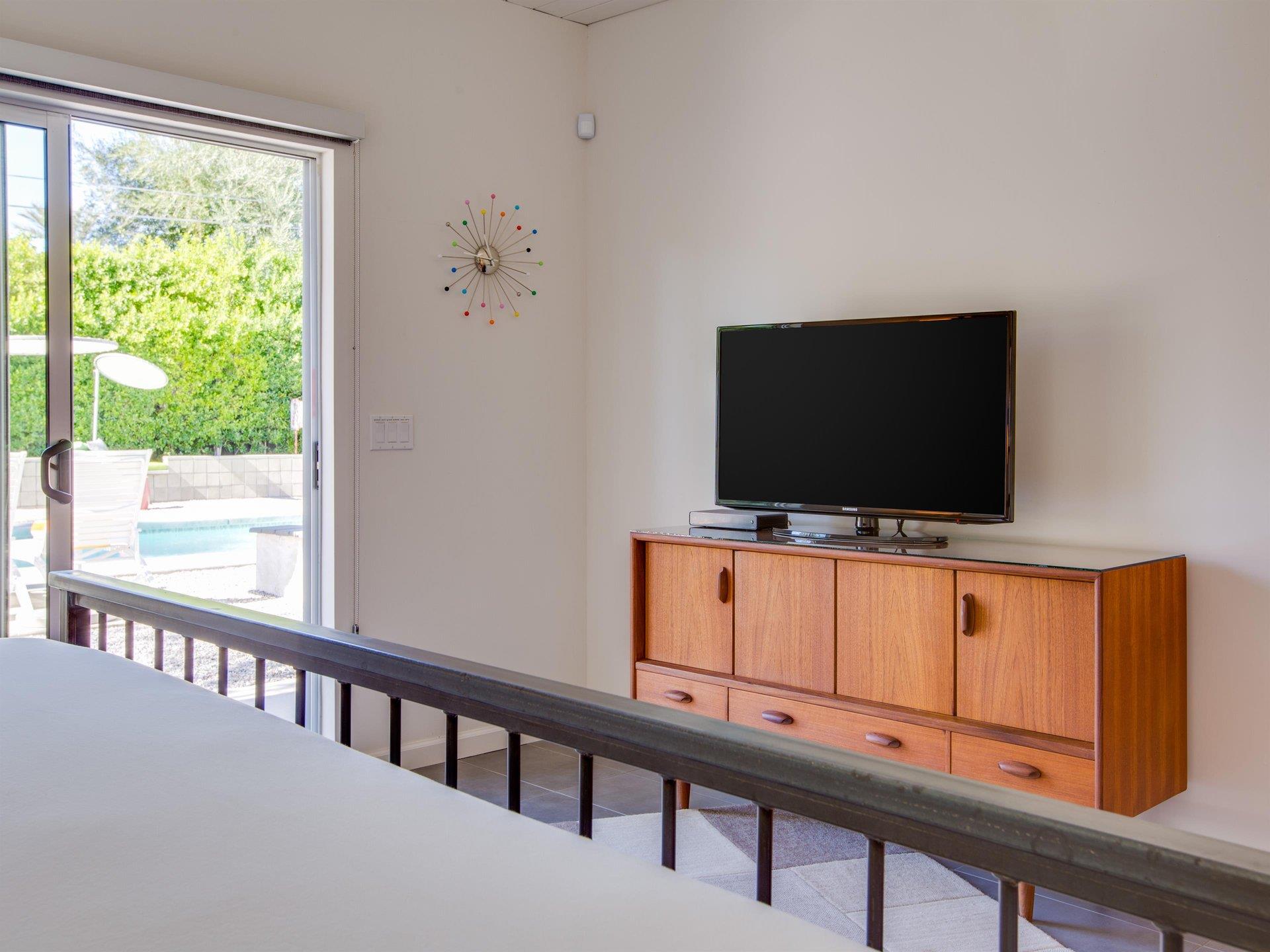 Flatscreen TVs in every room