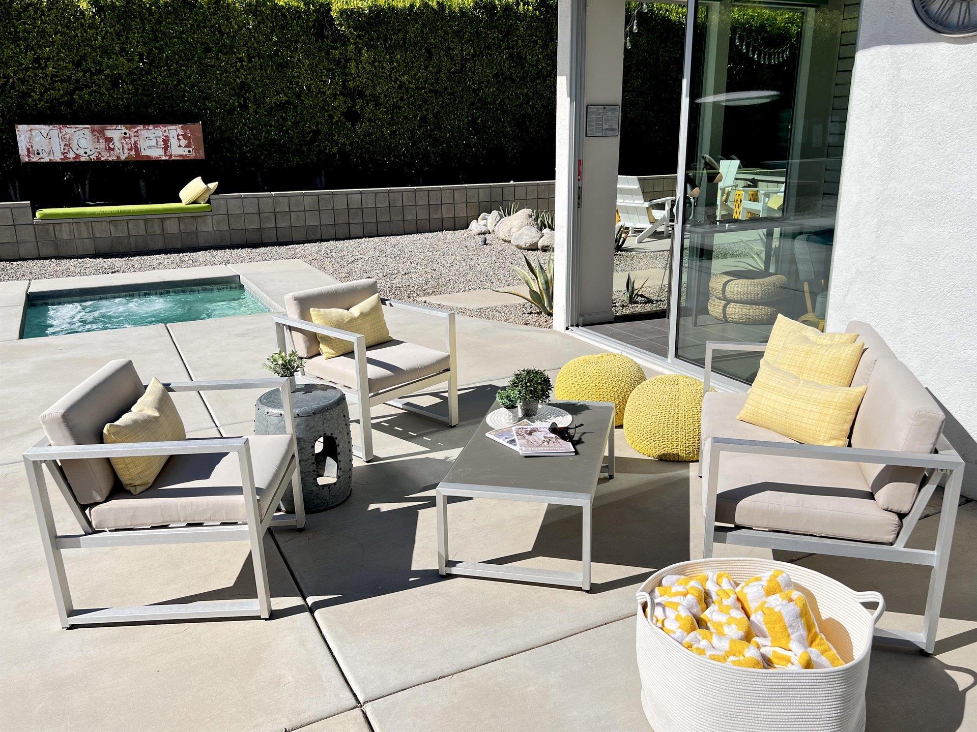 Outdoor sitting areas