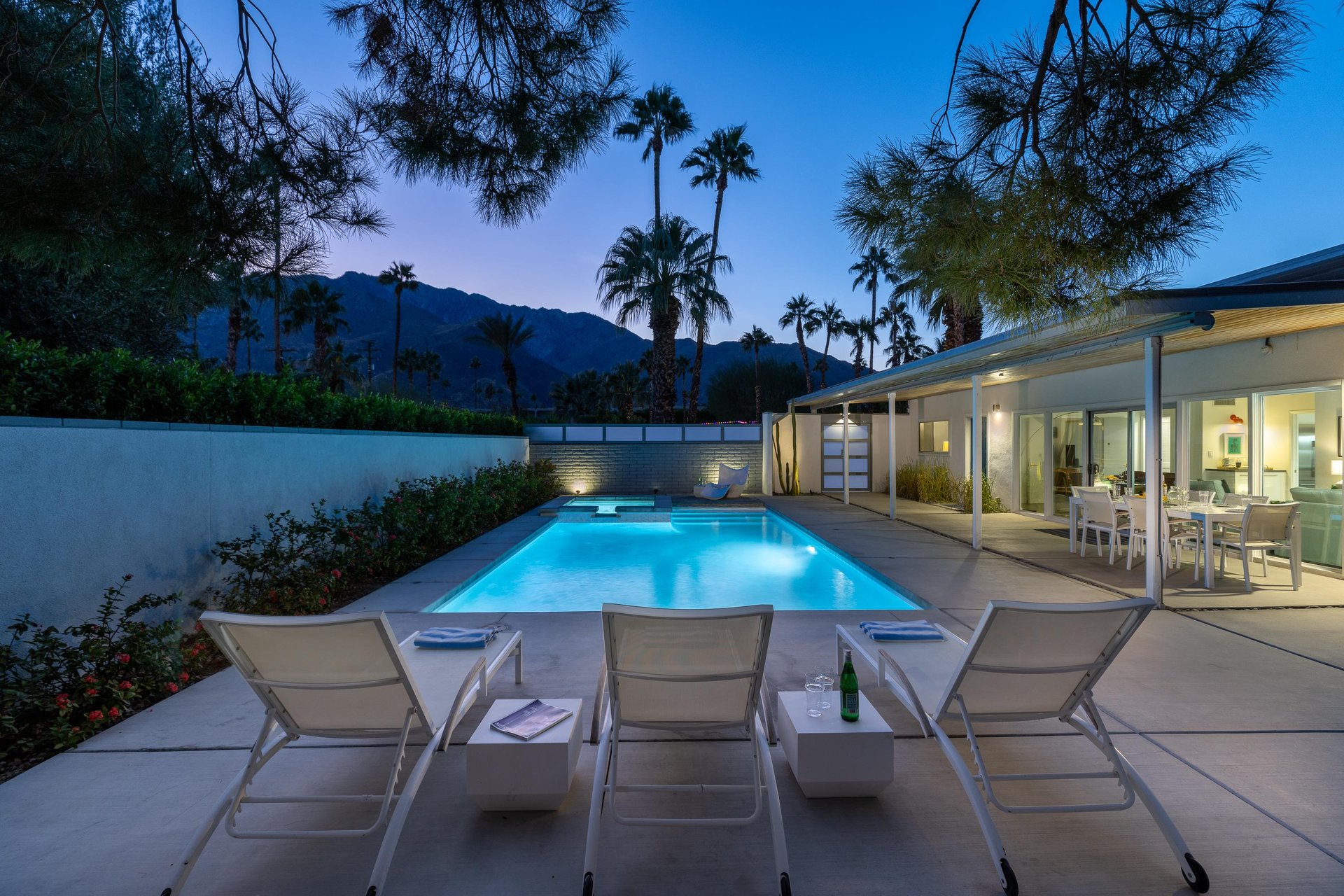 Watch the sun fade behind San Jacinto mountain