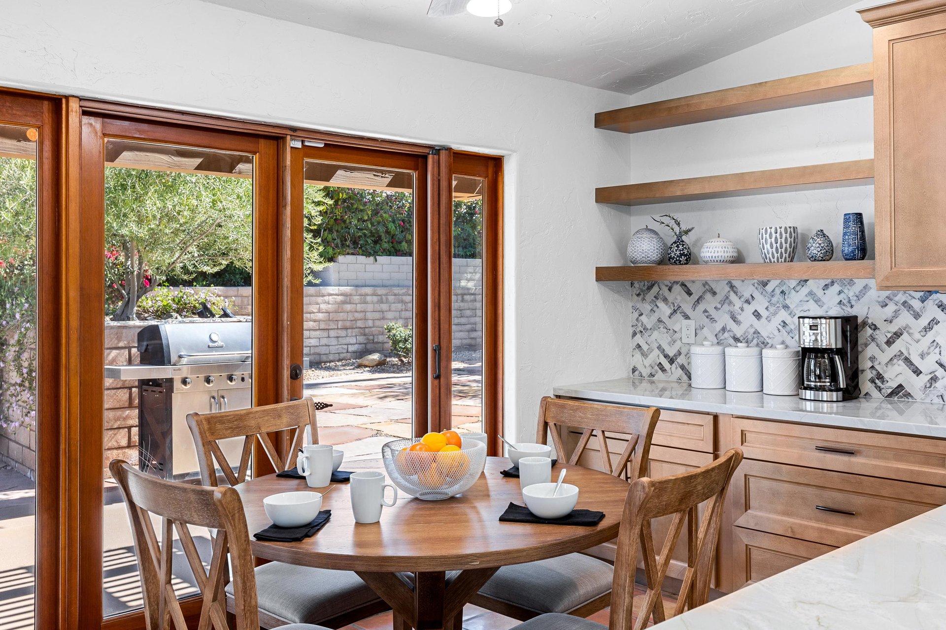 Lovely breakfast table for four