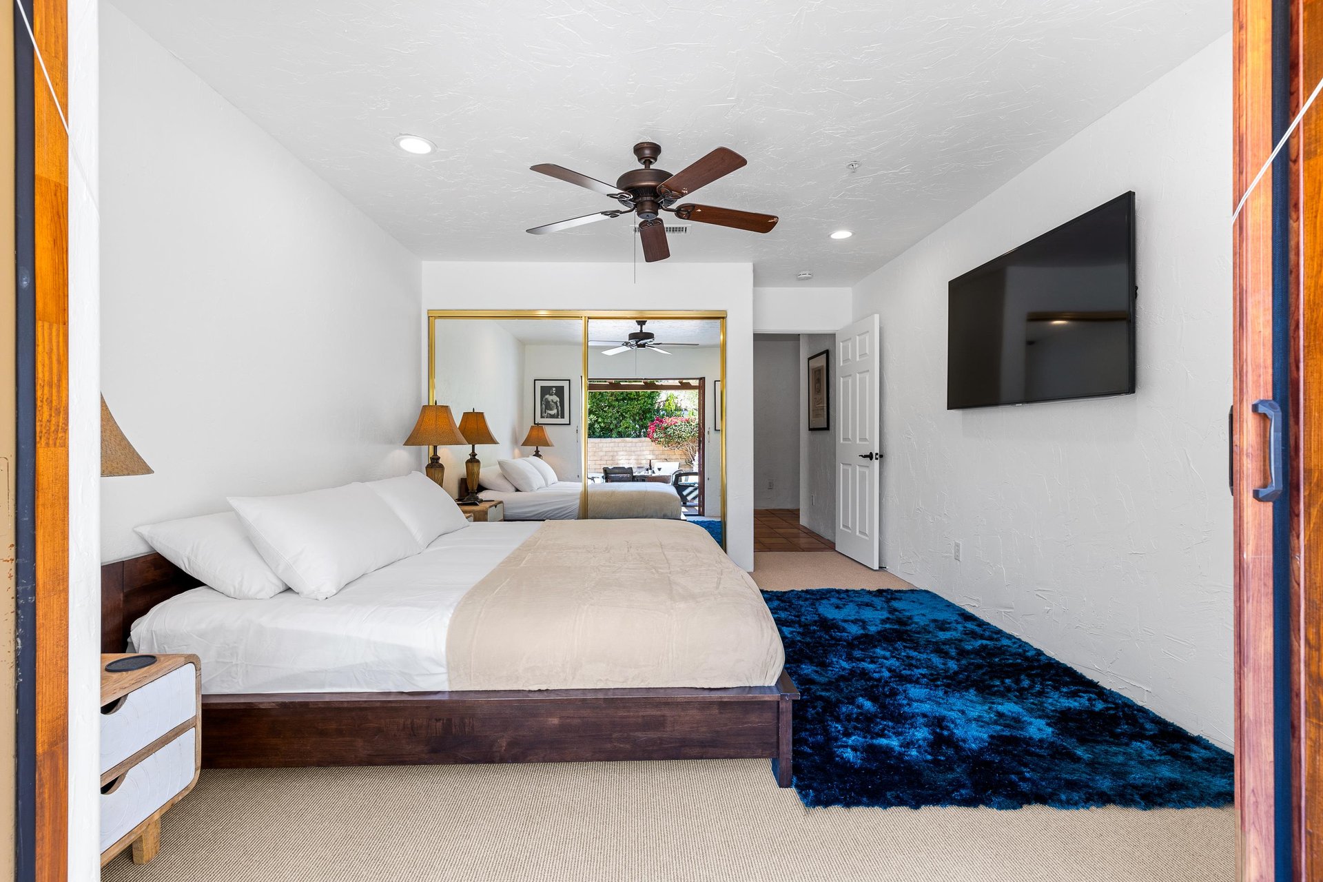 Restful guest bedroom