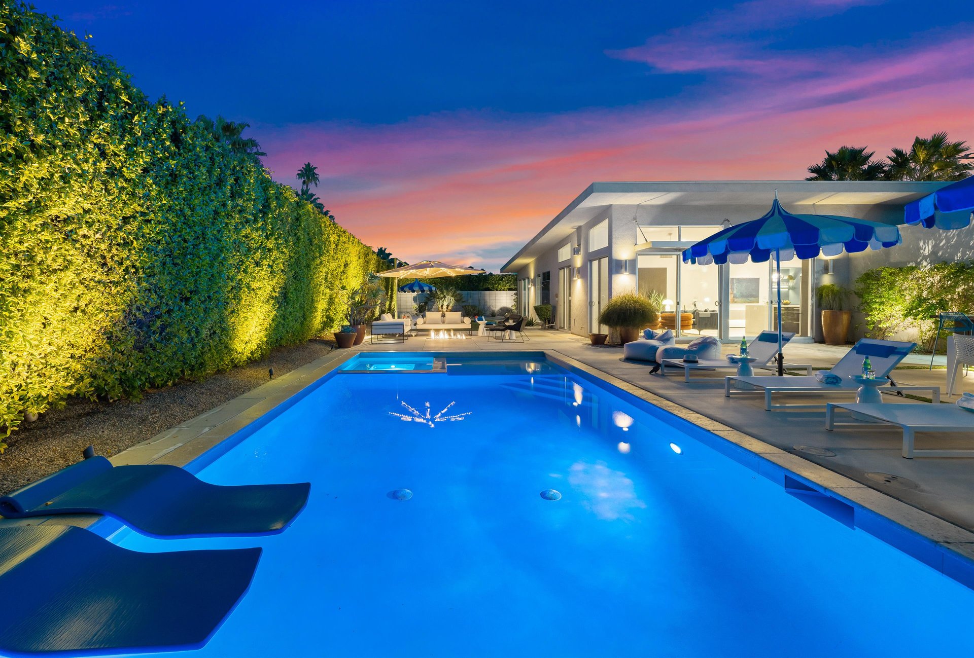 Stunning Palm Springs sunsets