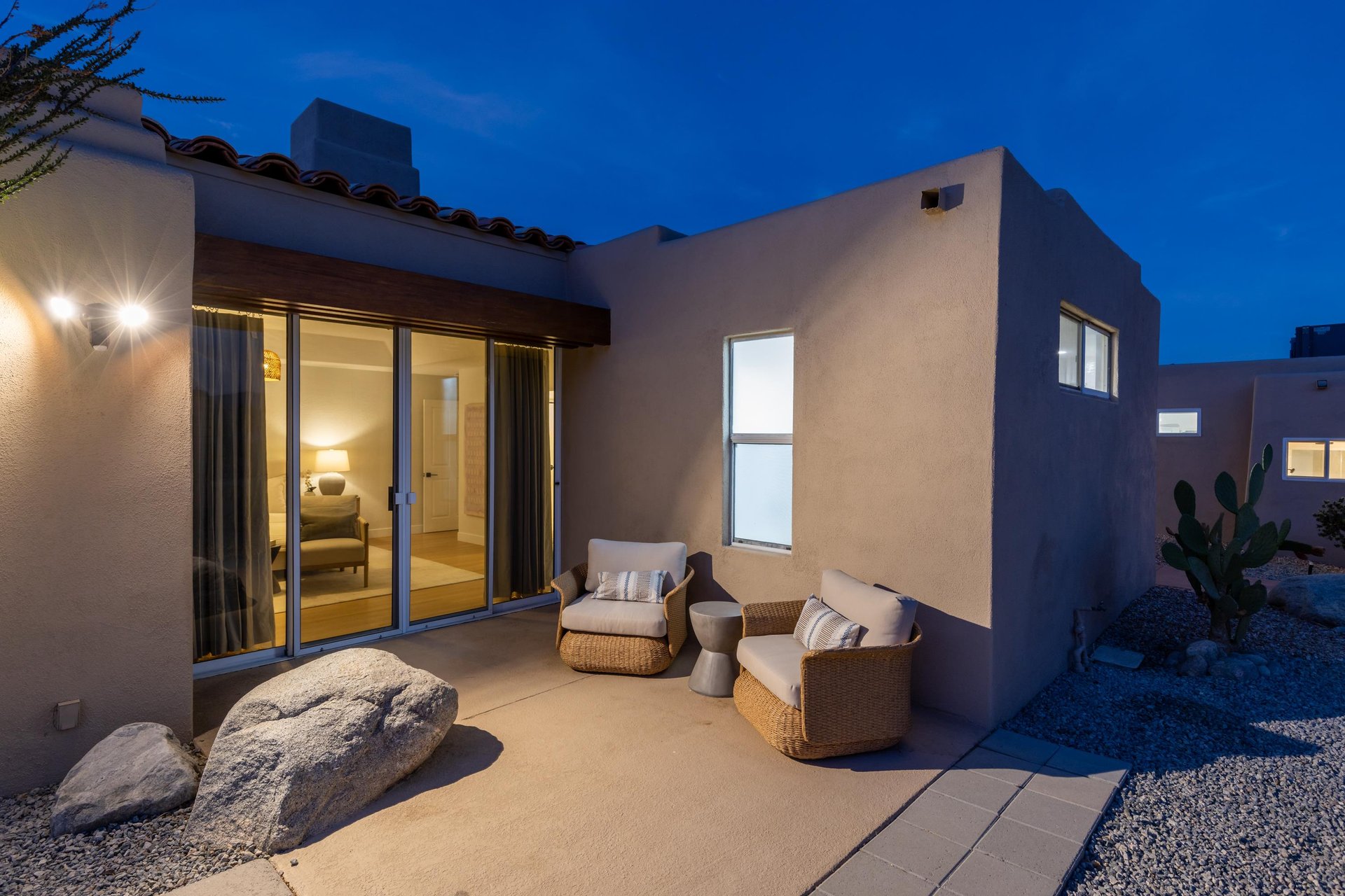 Primary bedroom outdoor seating