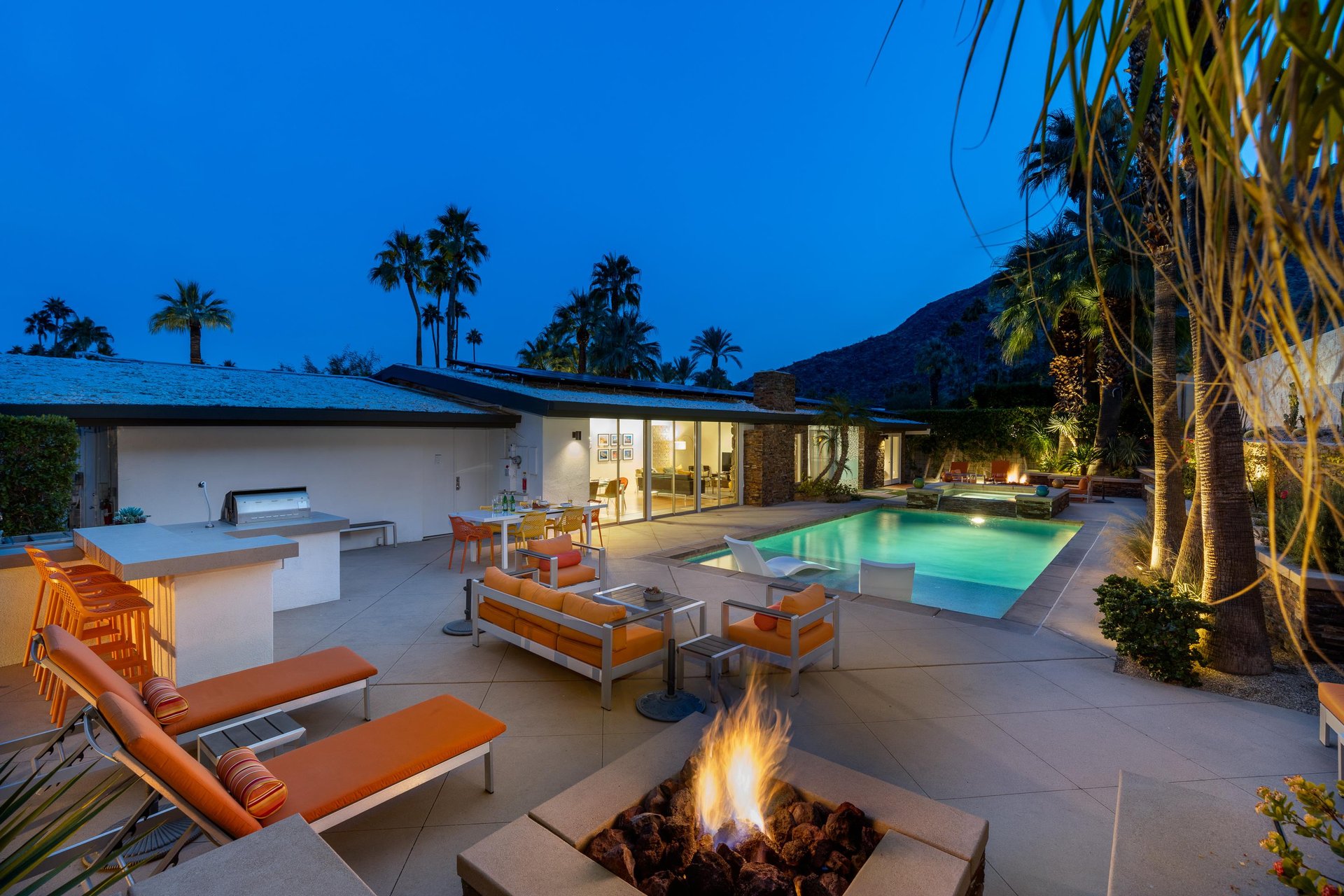 Is it time for an evening dip, or to gather around the firepit