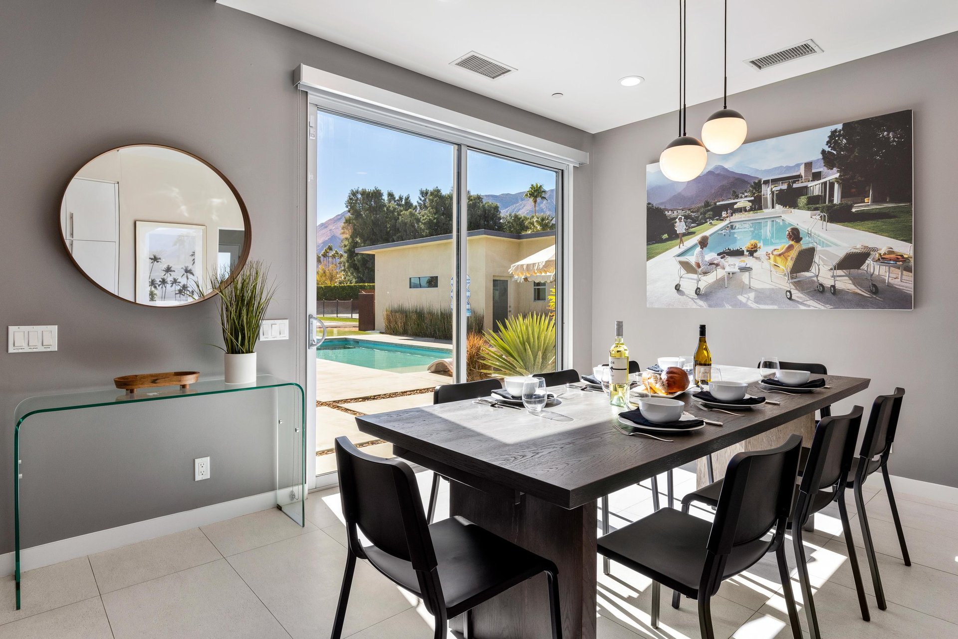 Impeccably designed dining room