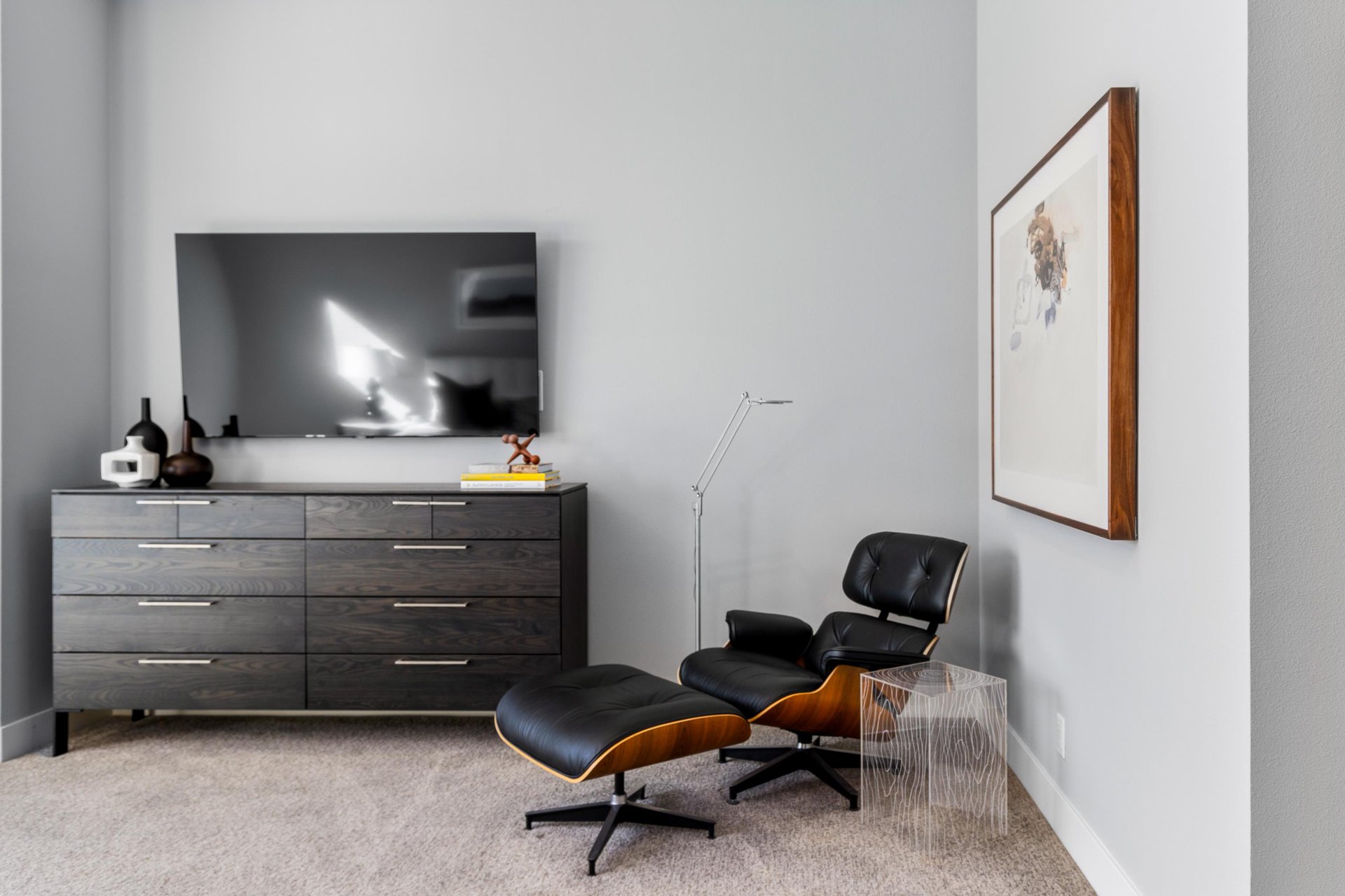 Primary bedroom captains chair