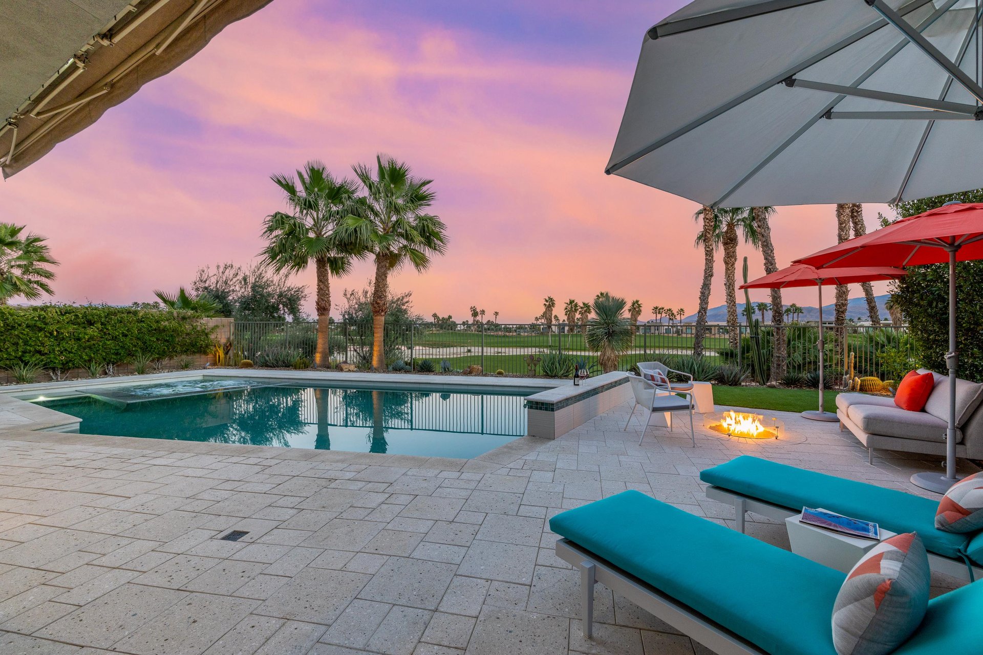 Amazing sunsets await