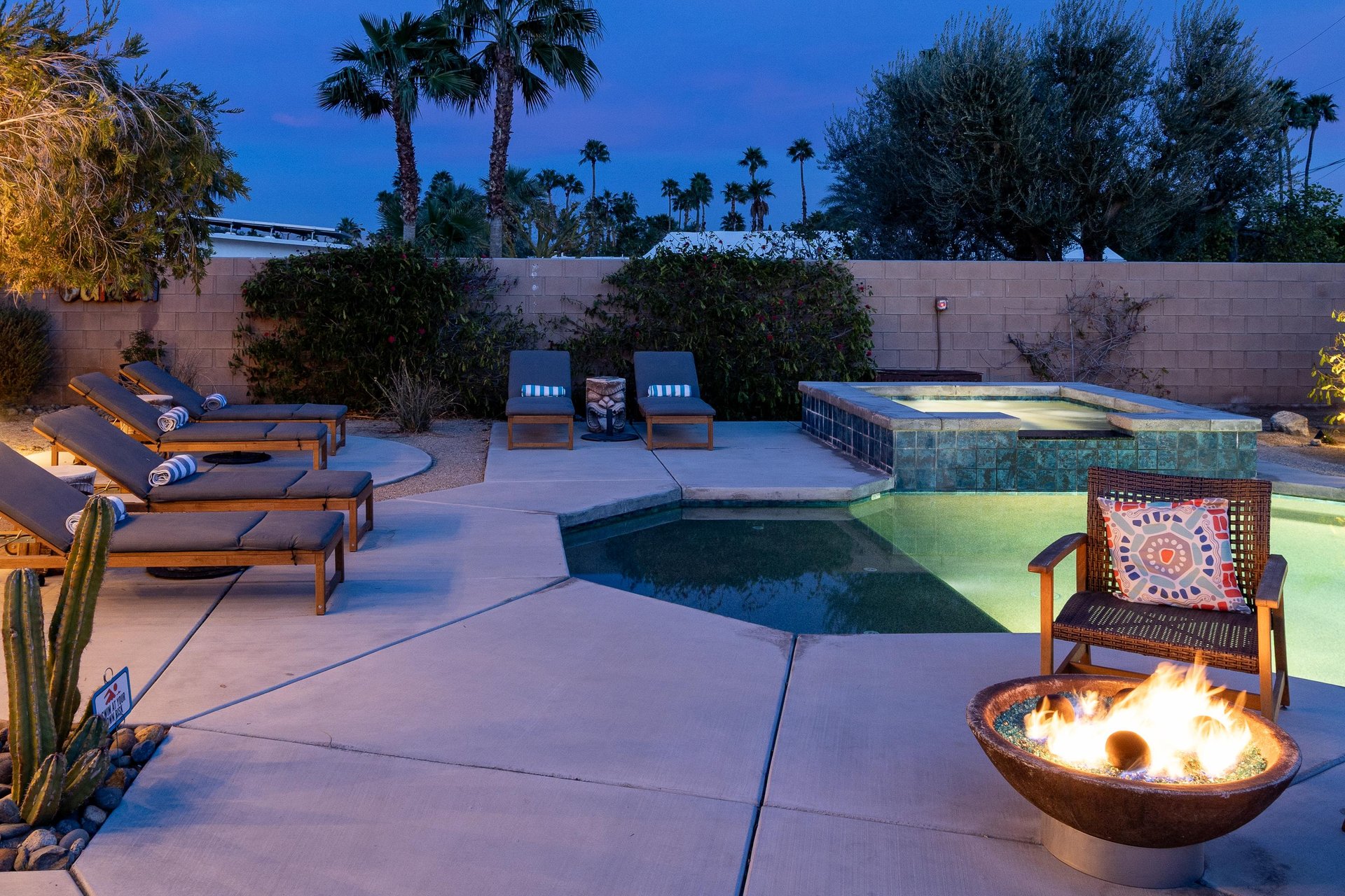 Gorgeous sunsets around the firepit