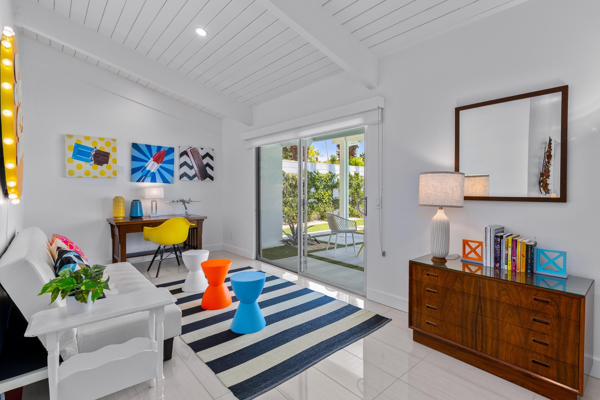 Primary bedroom separate living room